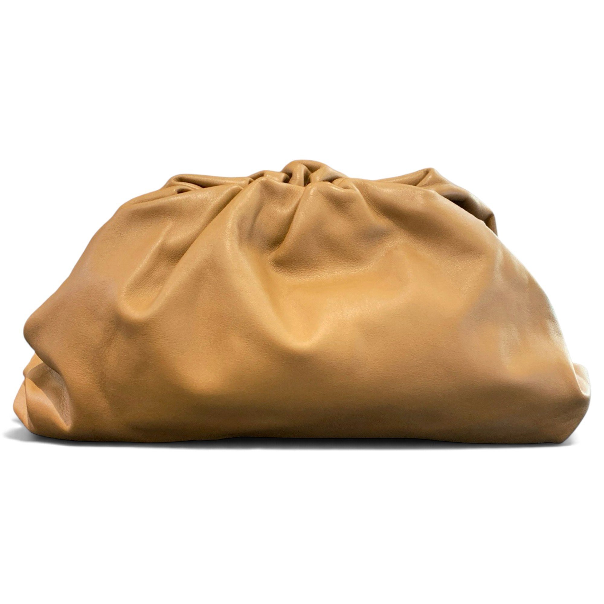 Pouch leather clutch bag