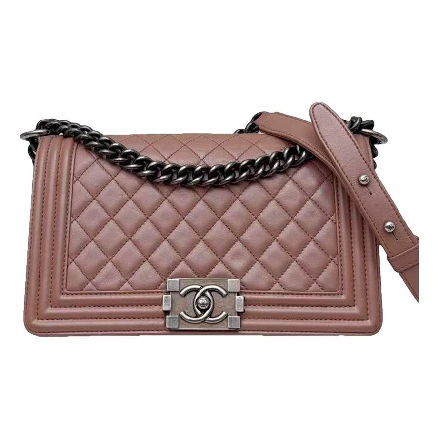 Boy leather crossbody bag