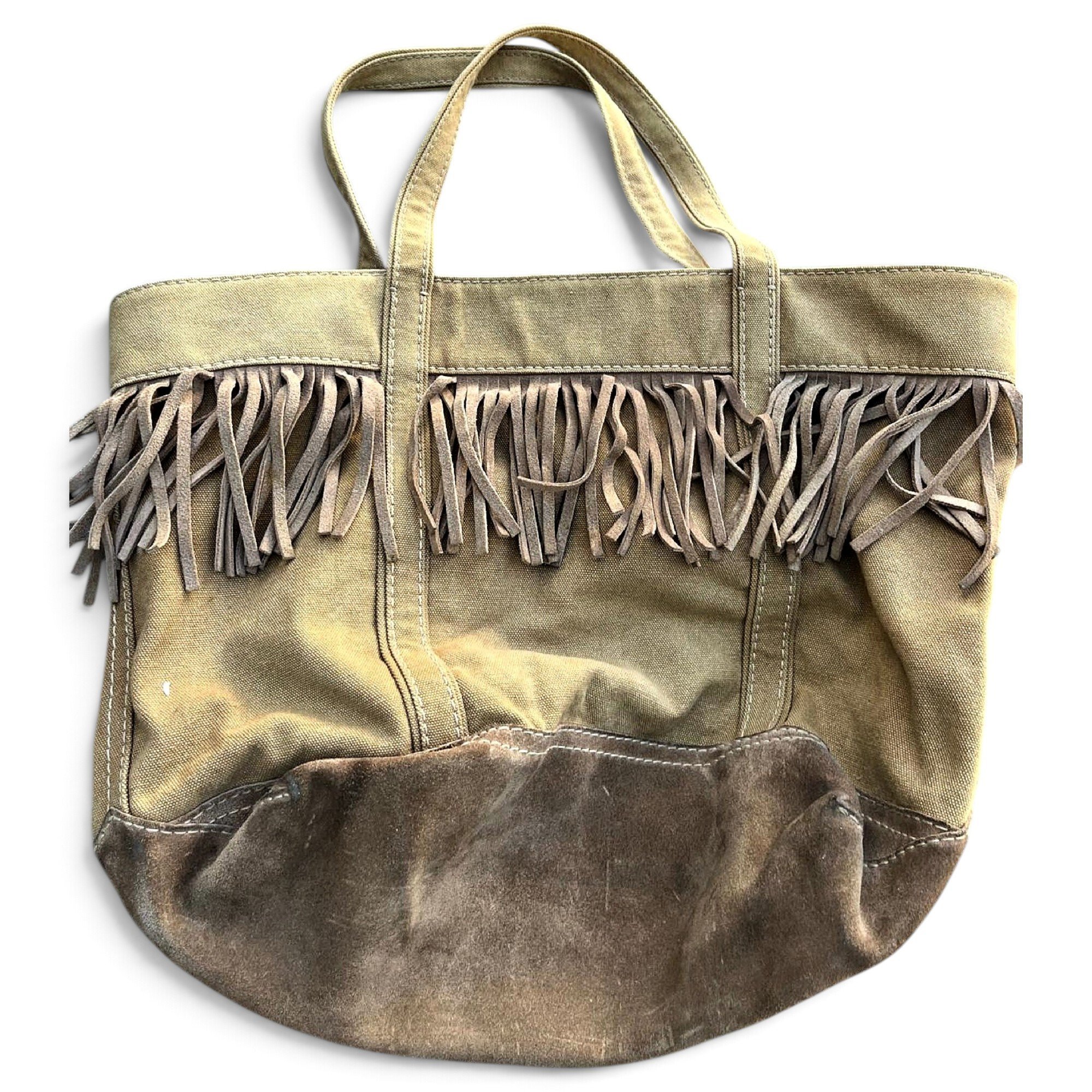 Leather tote