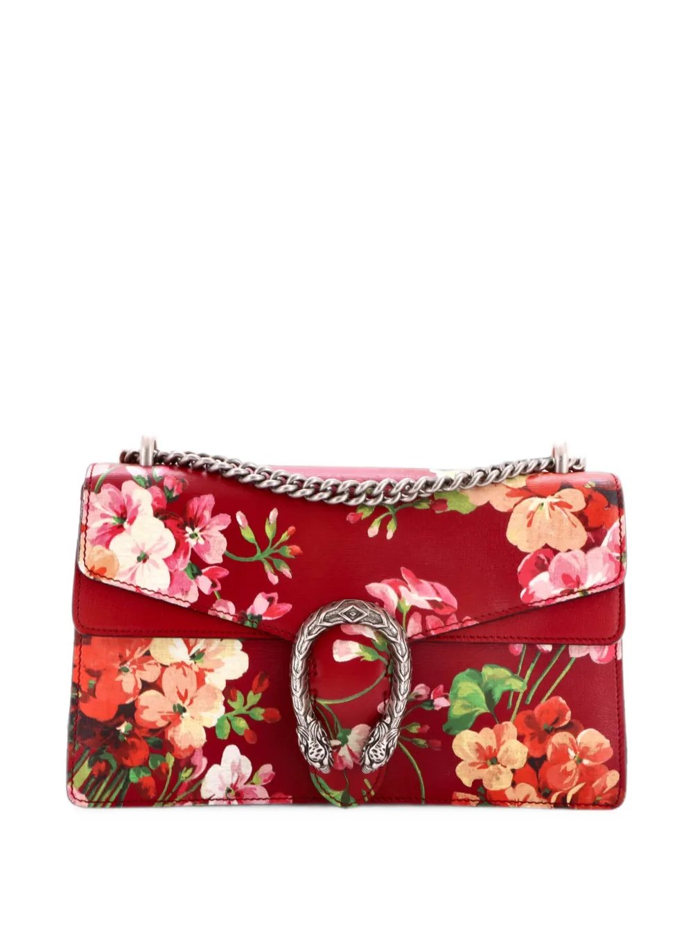 Dionysus Bag Blooms Print Leather Small shoulder bag