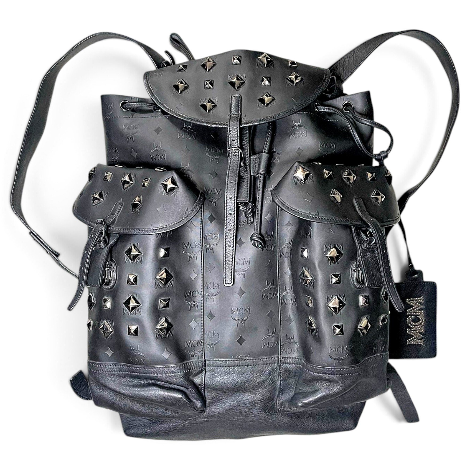Stark leather backpack