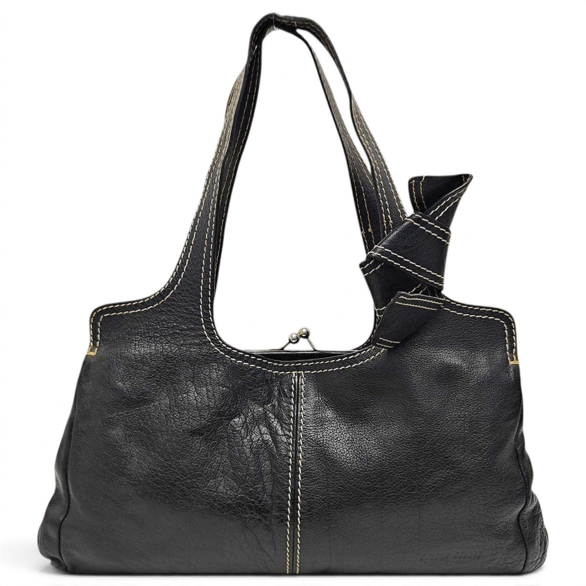 Leather handbag