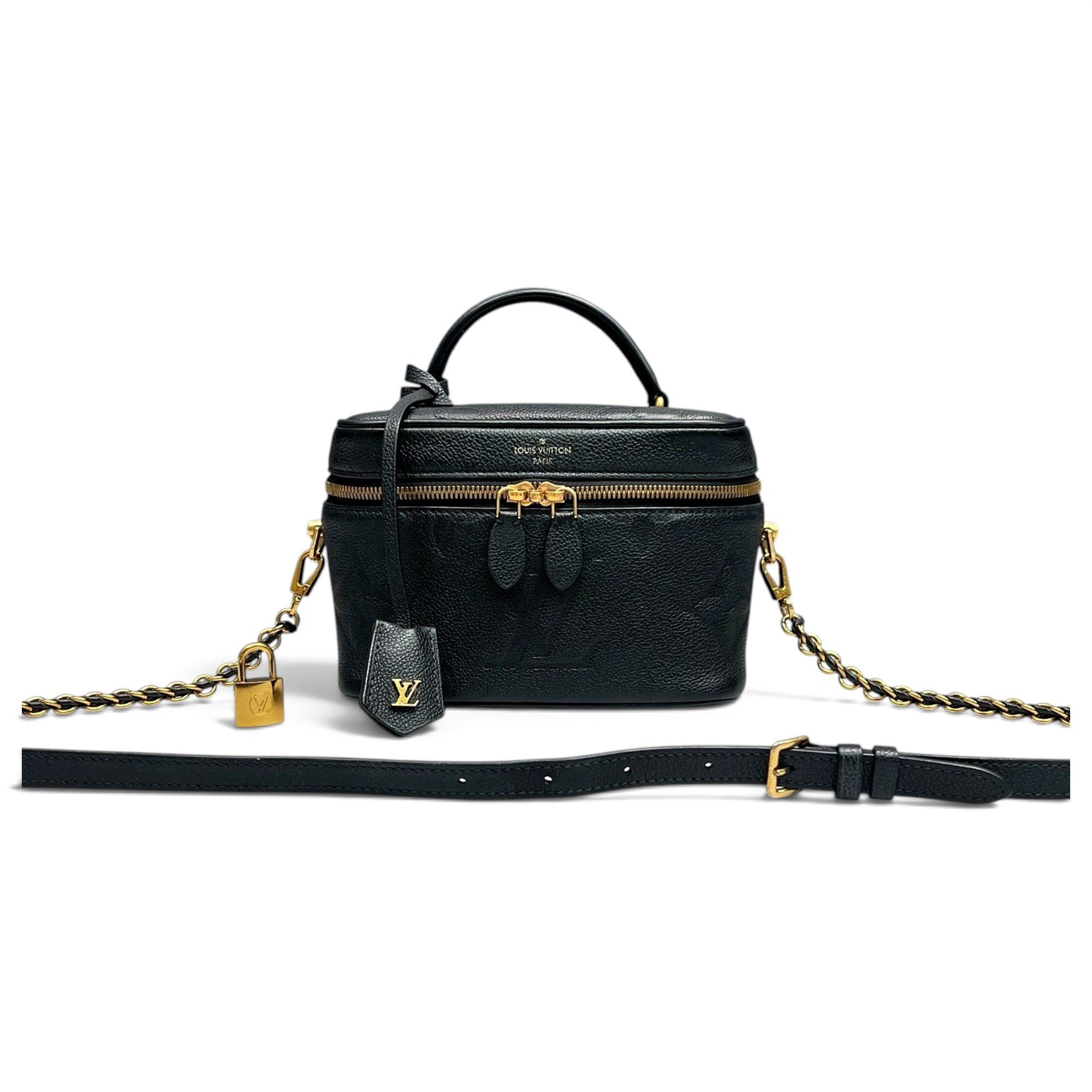 Vanity leather crossbody bag