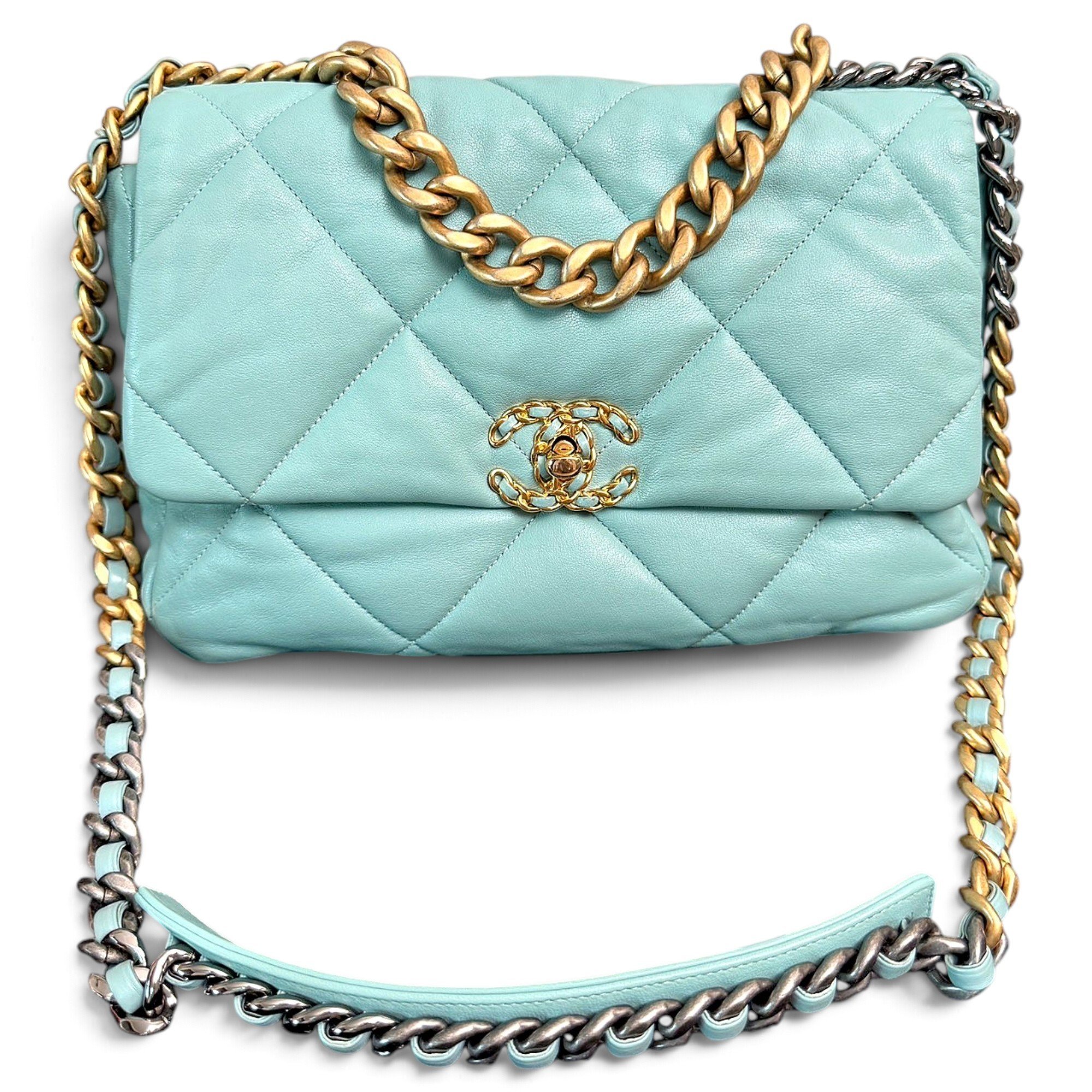Chanel 19 leather handbag