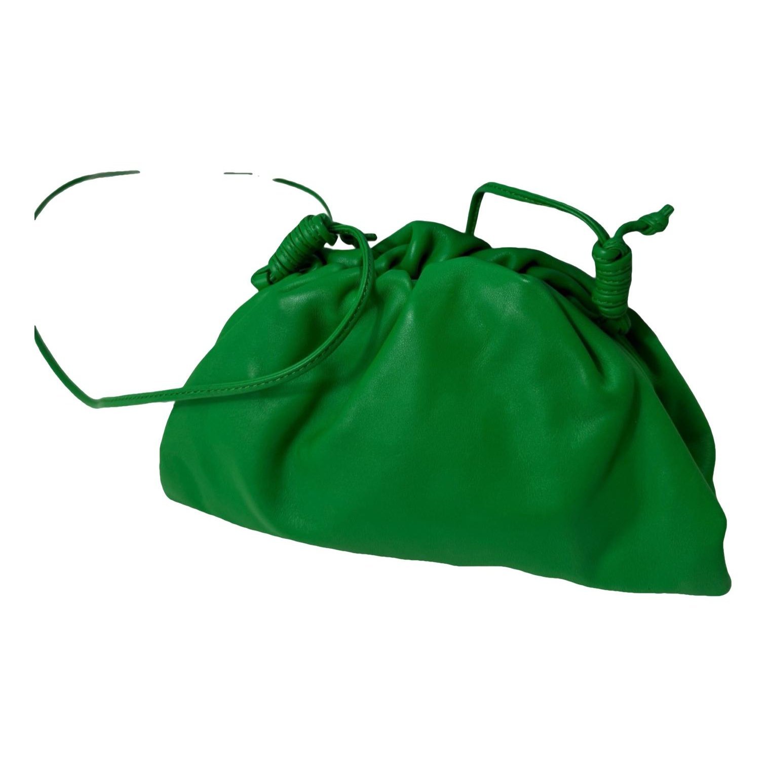 Pouch leather handbag