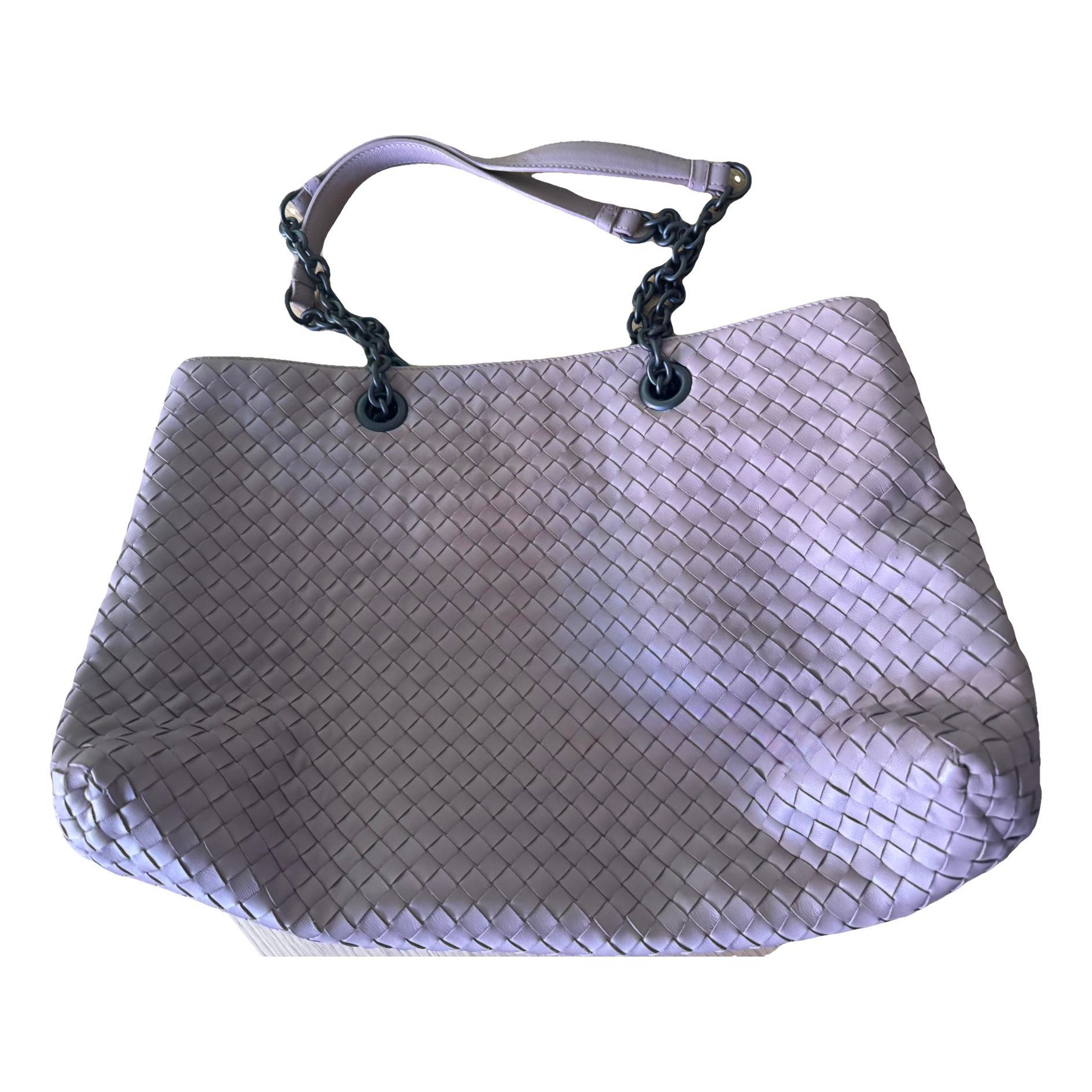 Leather tote