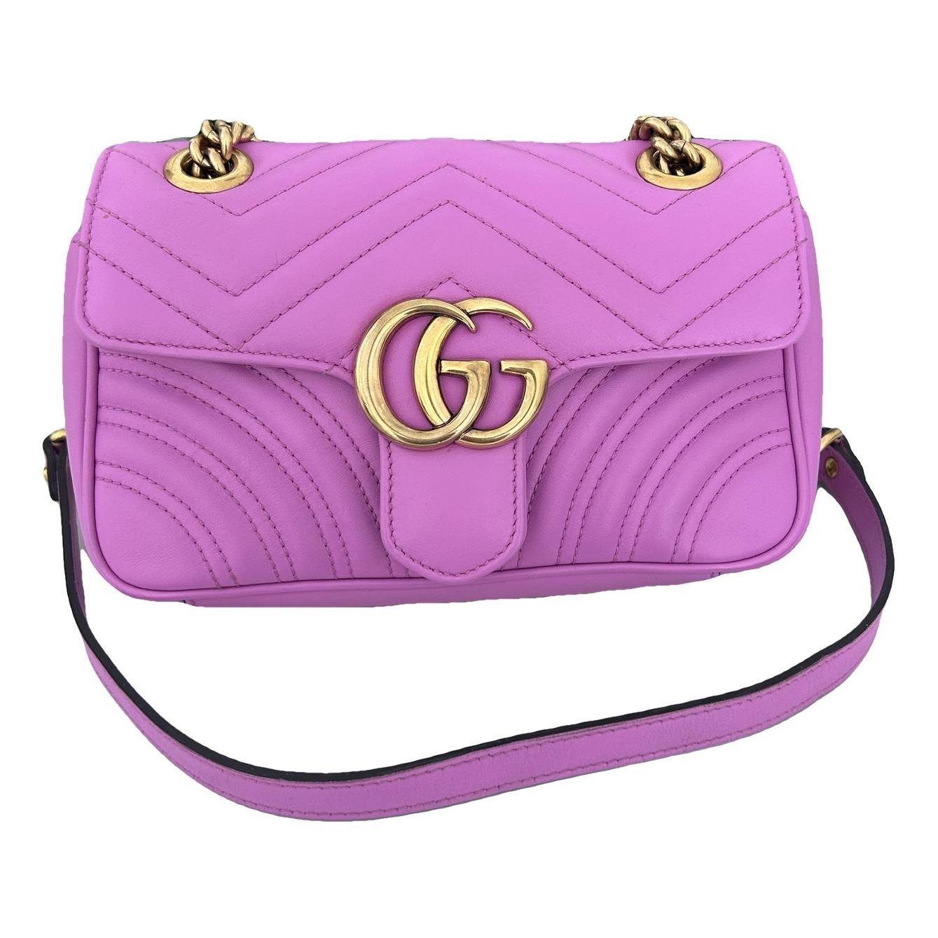 GG Marmont Flap leather handbag