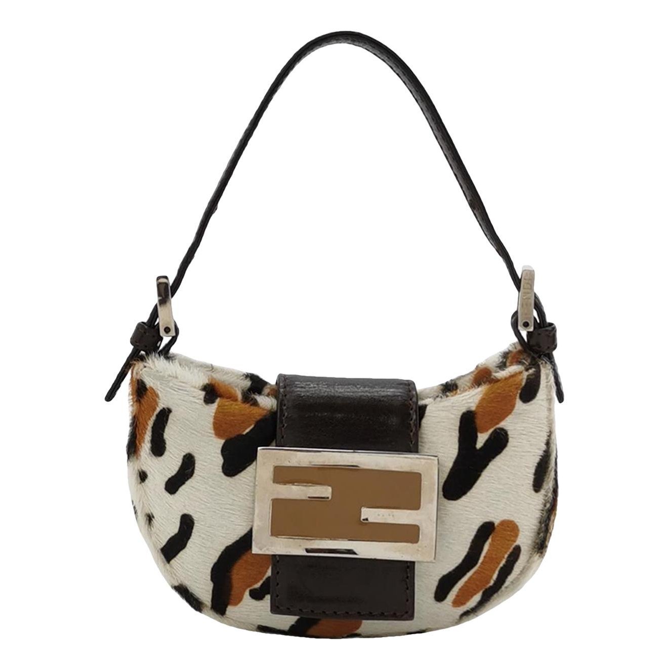 Croissant Vintage pony-style calfskin handbag