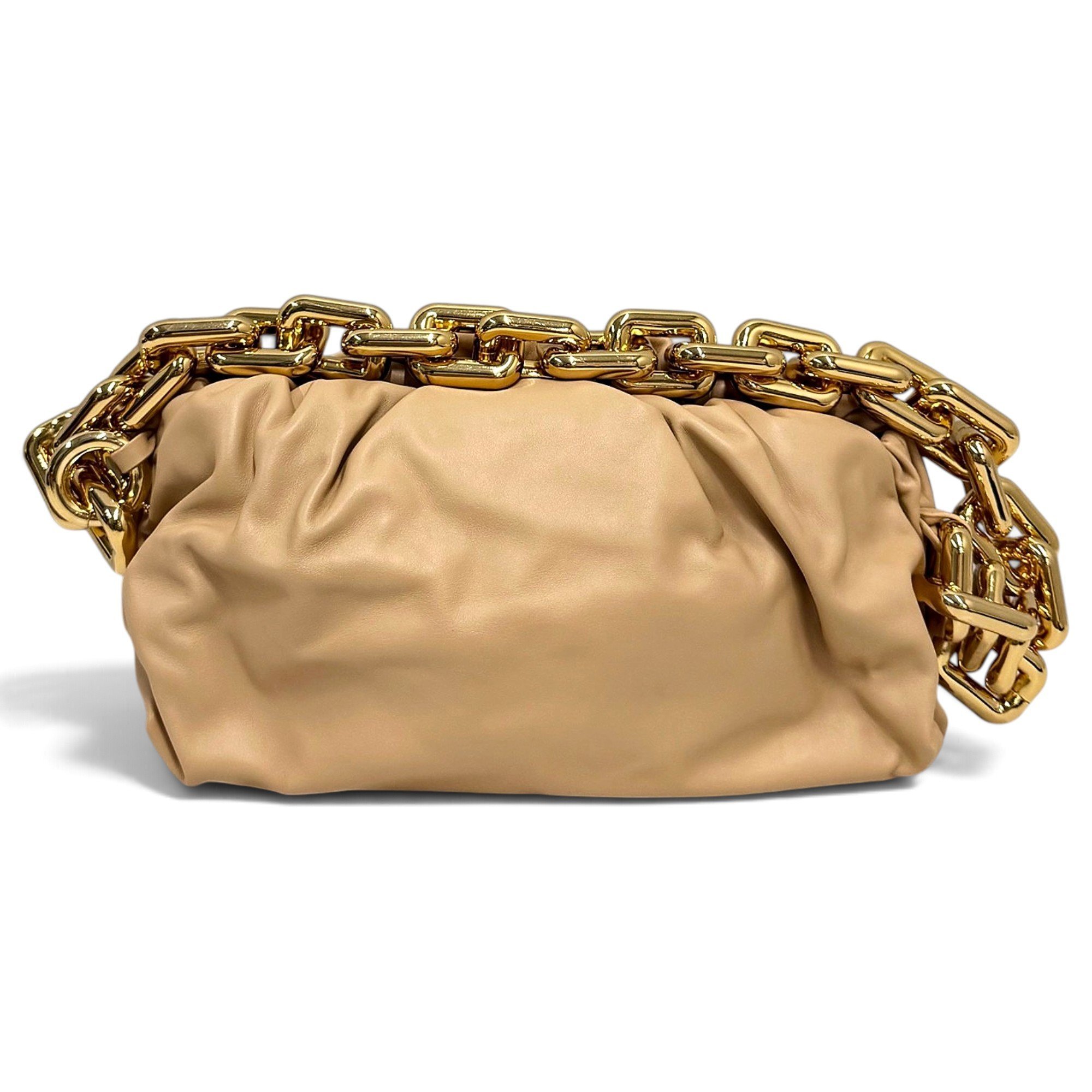 Chain Pouch leather handbag