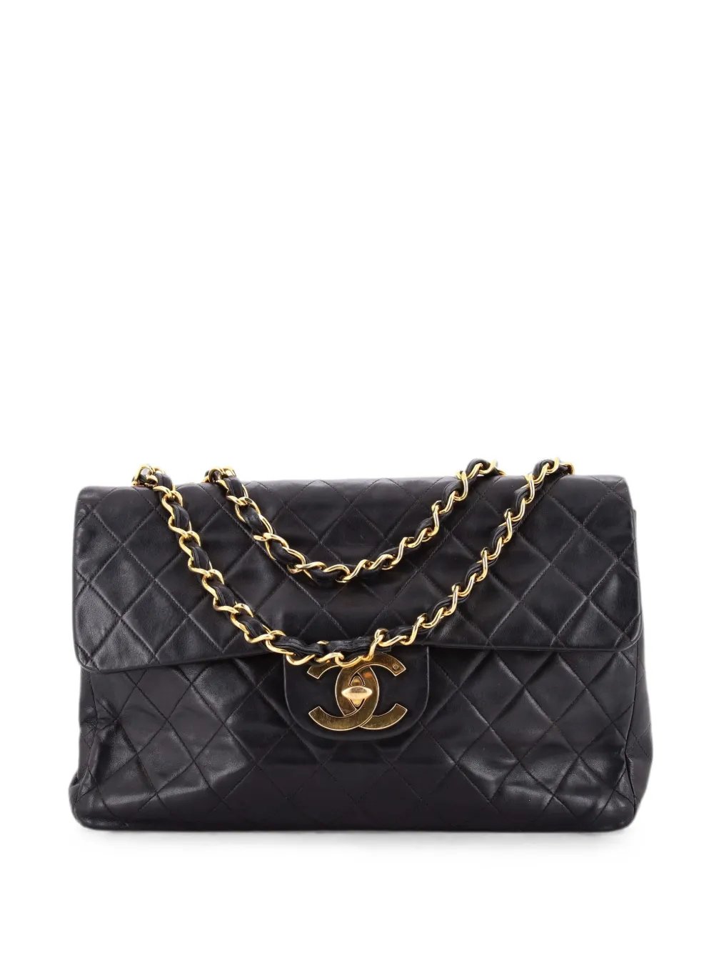 Classic Single Flap Bag Quilted Lambskin Maxi shoulder bag