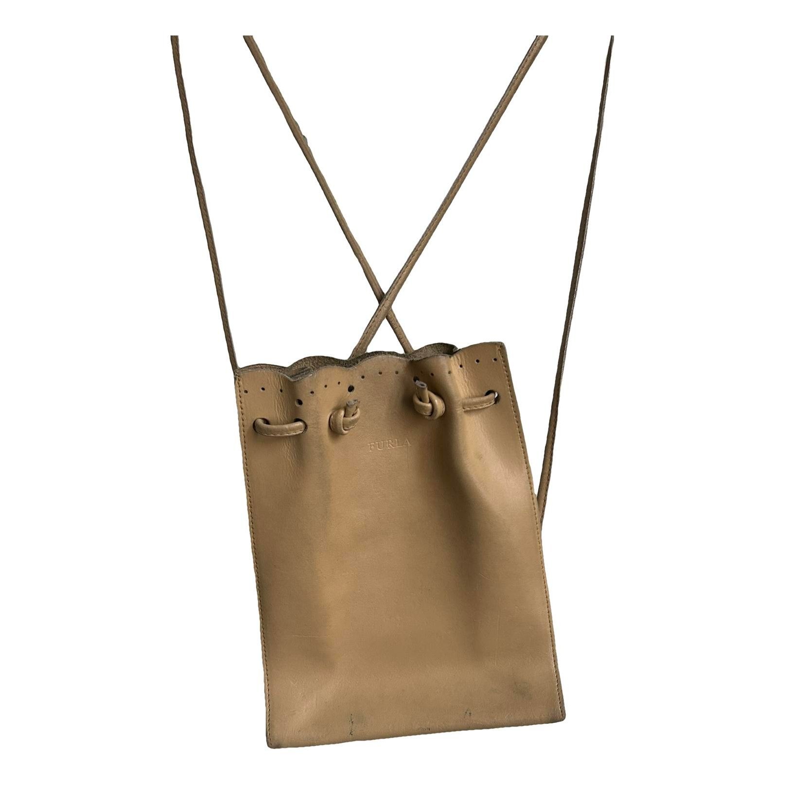 Leather backpack