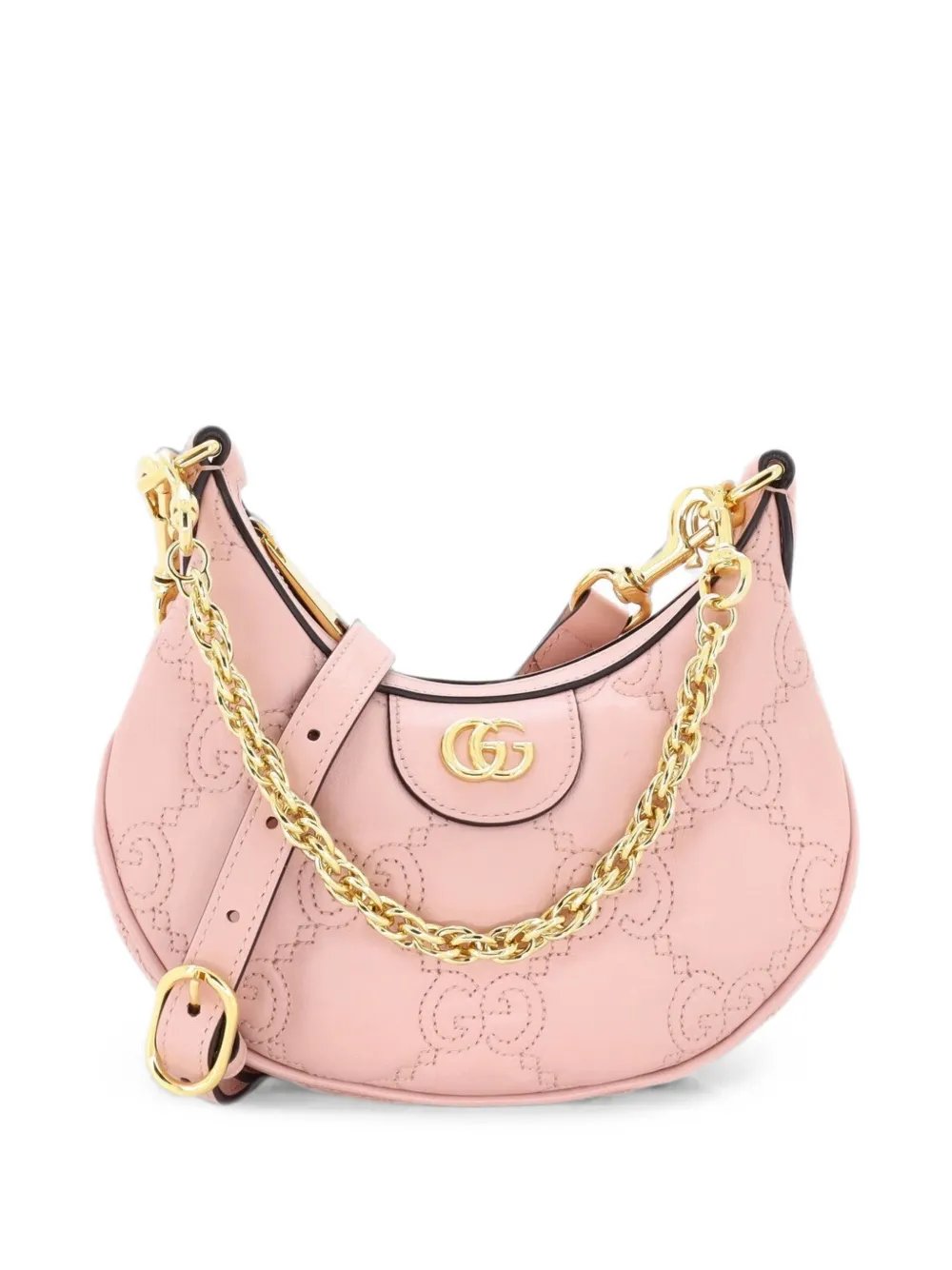 Half Moon Hobo GG Matelasse Leather Mini shoulder bag