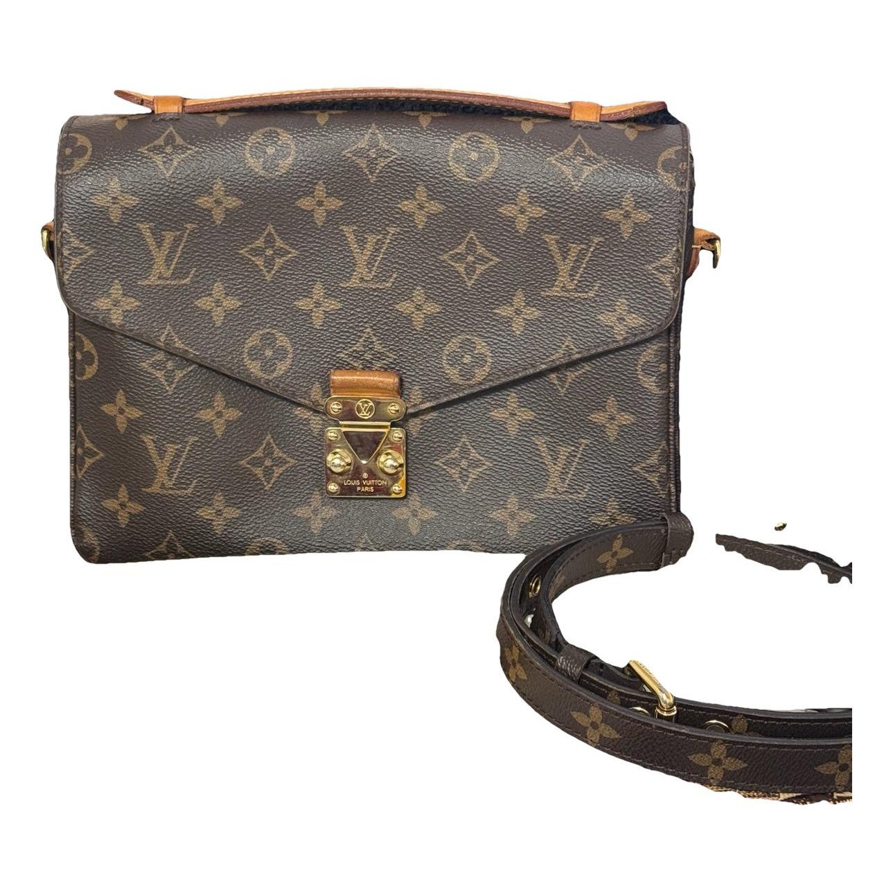 Pochette Accessoire leather handbag