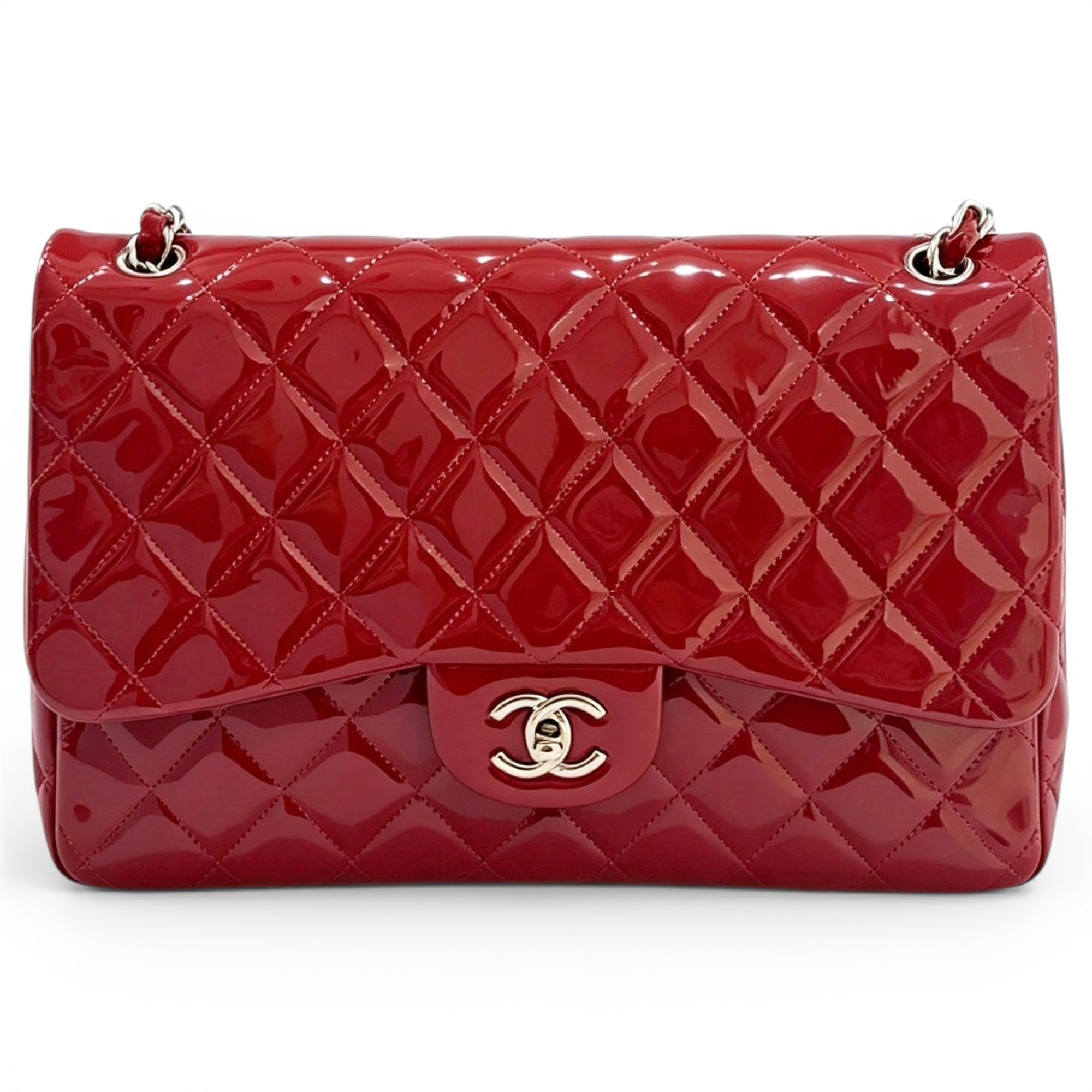 Timeless/Classique patent leather handbag