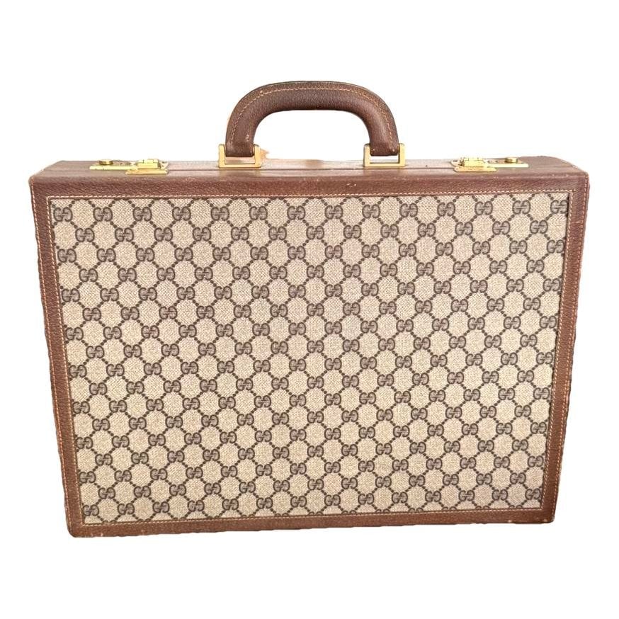 Patent leather travel bag