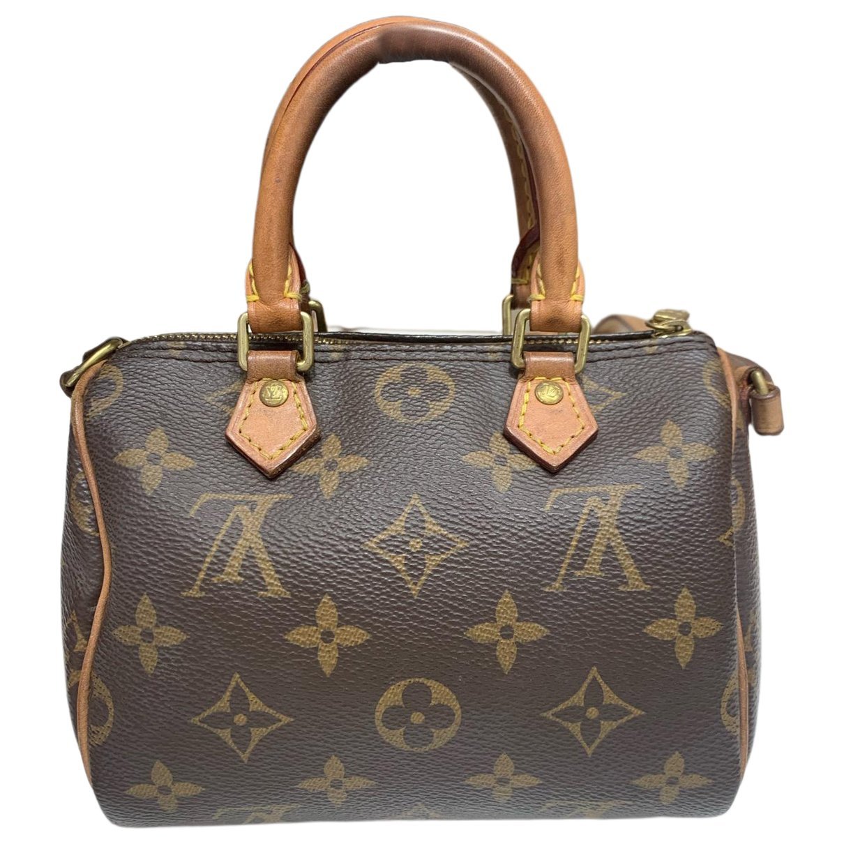 Nano Speedy / Mini HL leather handbag
