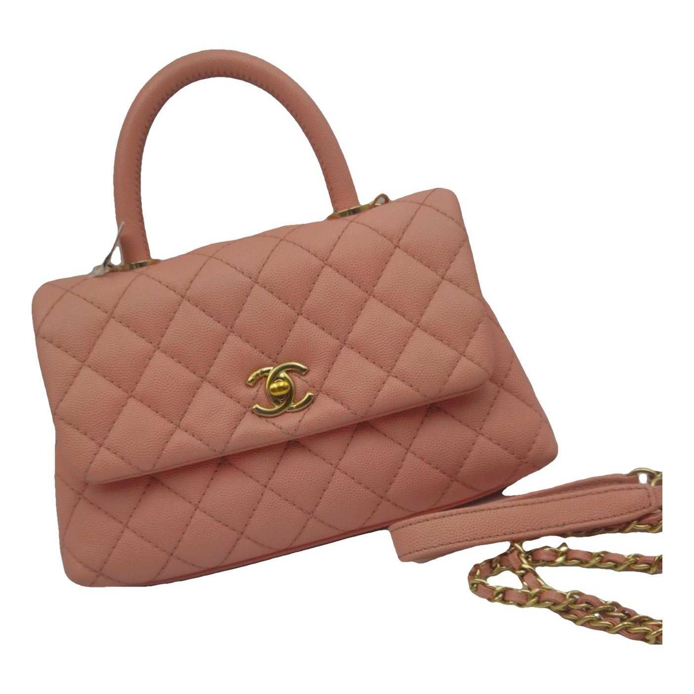 Coco Handle leather handbag