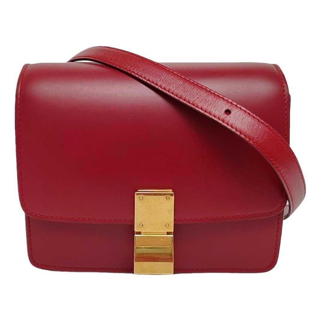 Classic leather crossbody bag