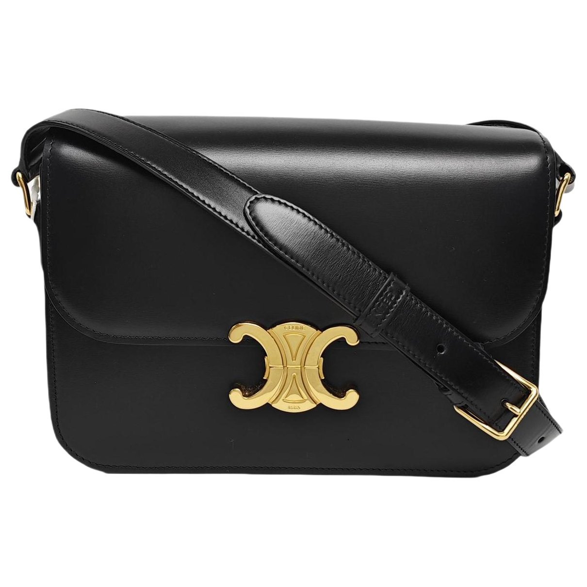Triomphe leather crossbody bag
