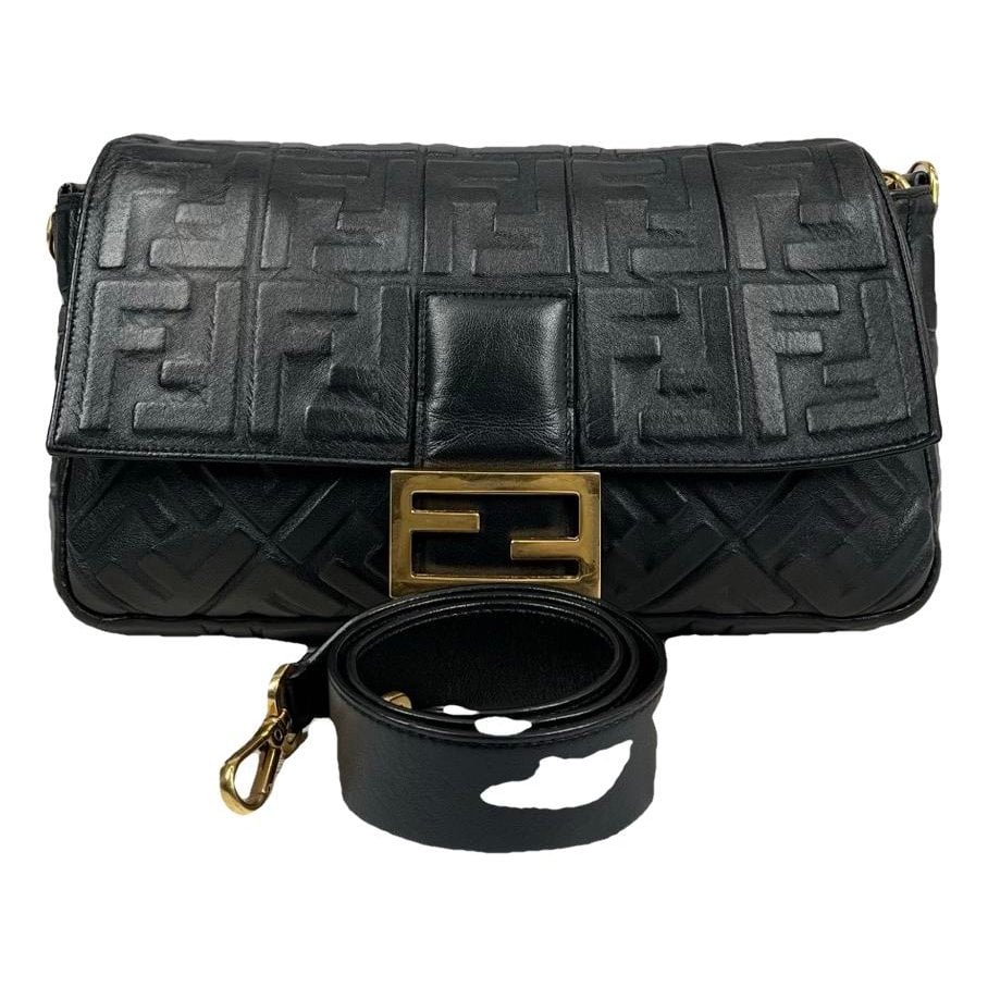 Baguette leather handbag