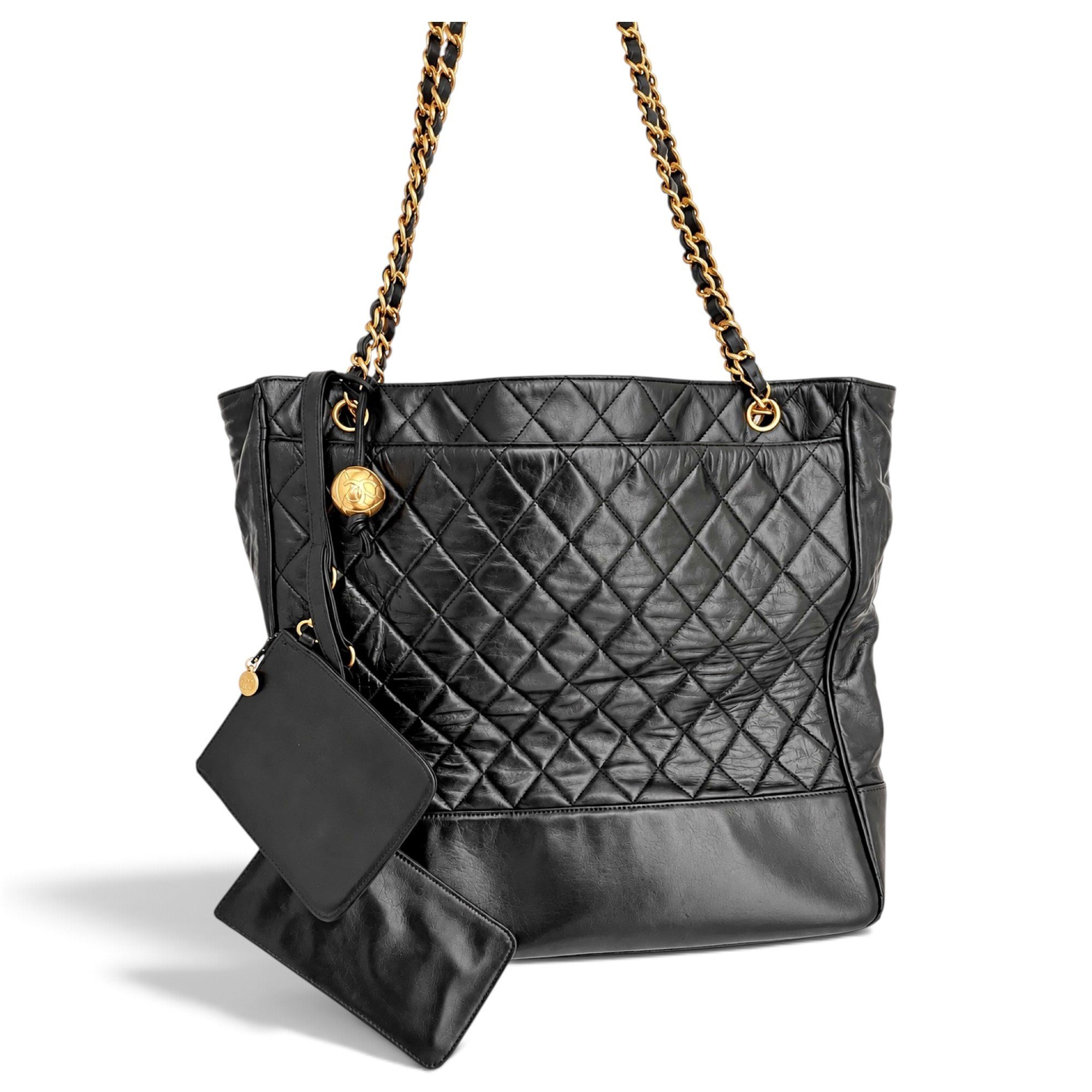 Leather tote