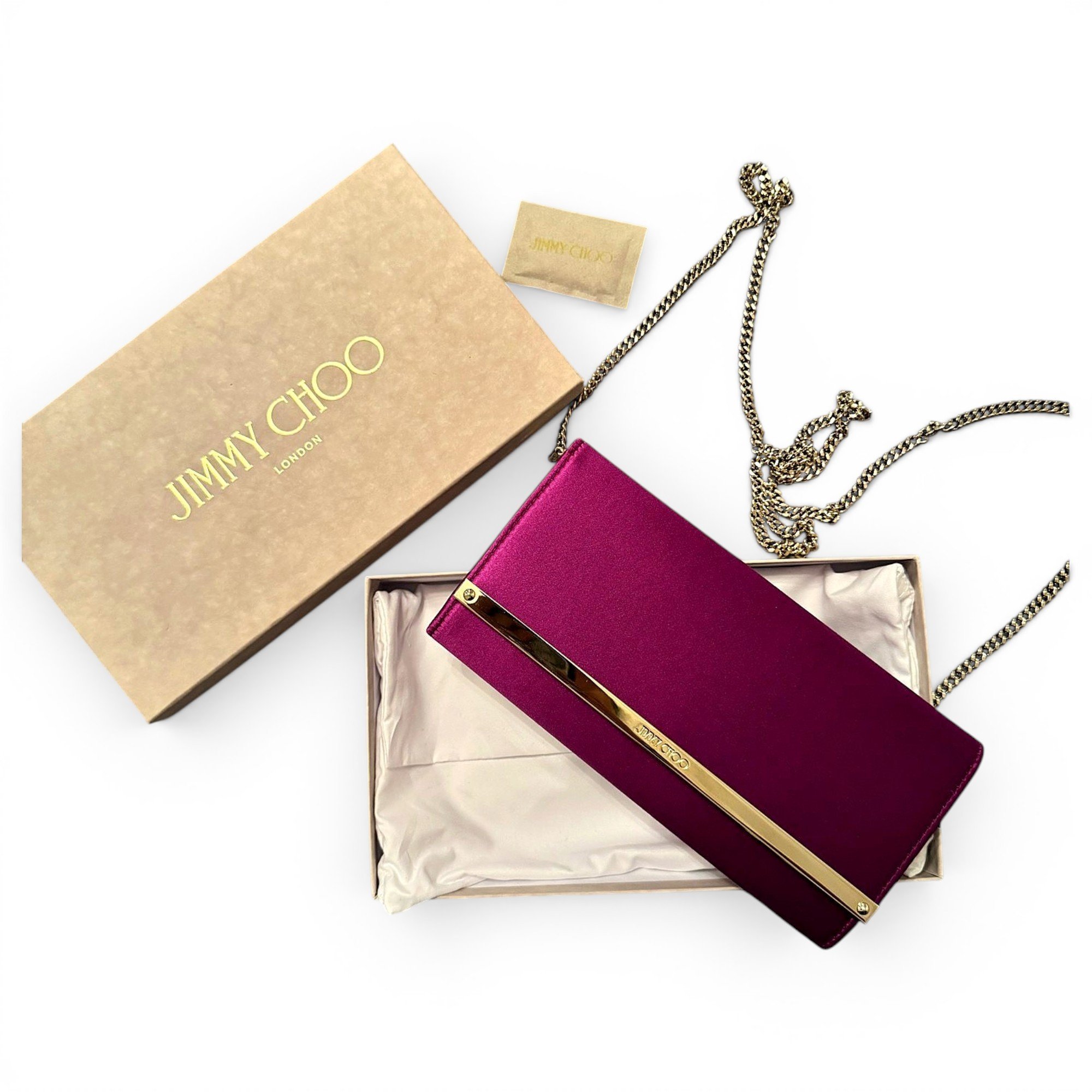 Jimmy Choo Silk clutch bag