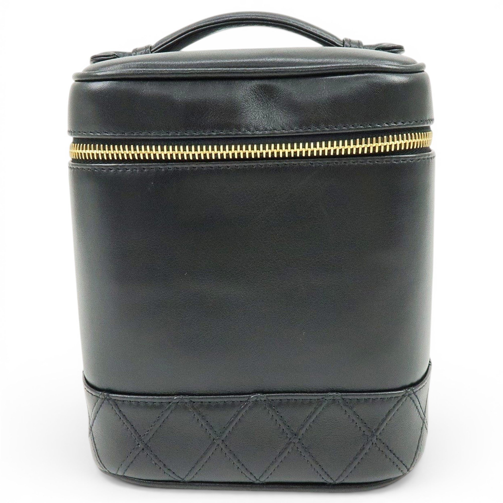 Leather vanity case