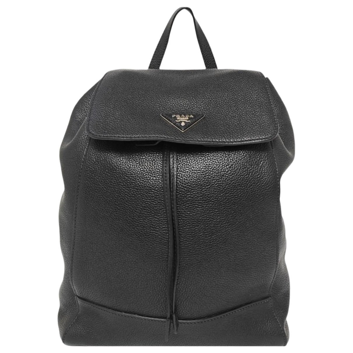 Leather backpack