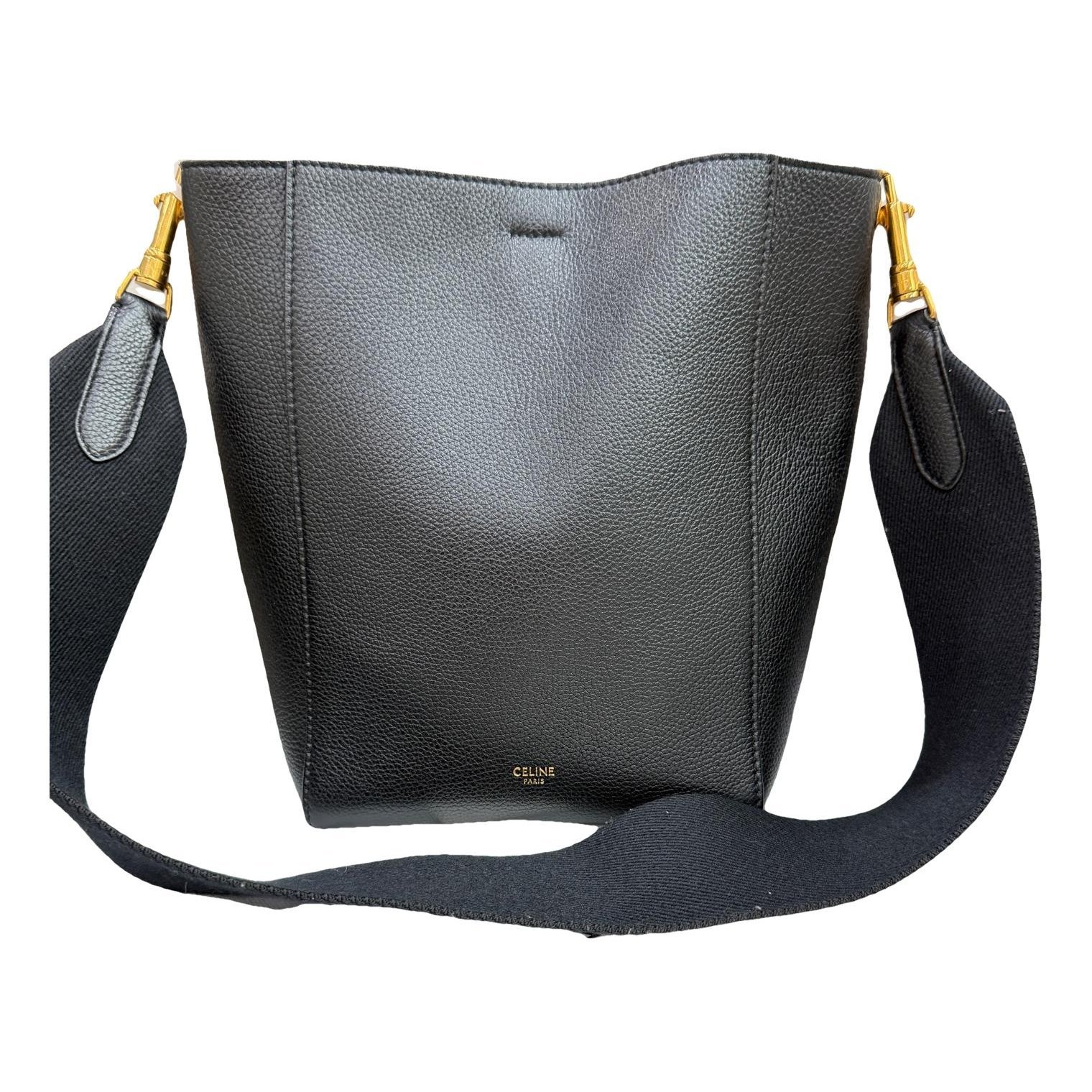 Seau Sangle leather handbag