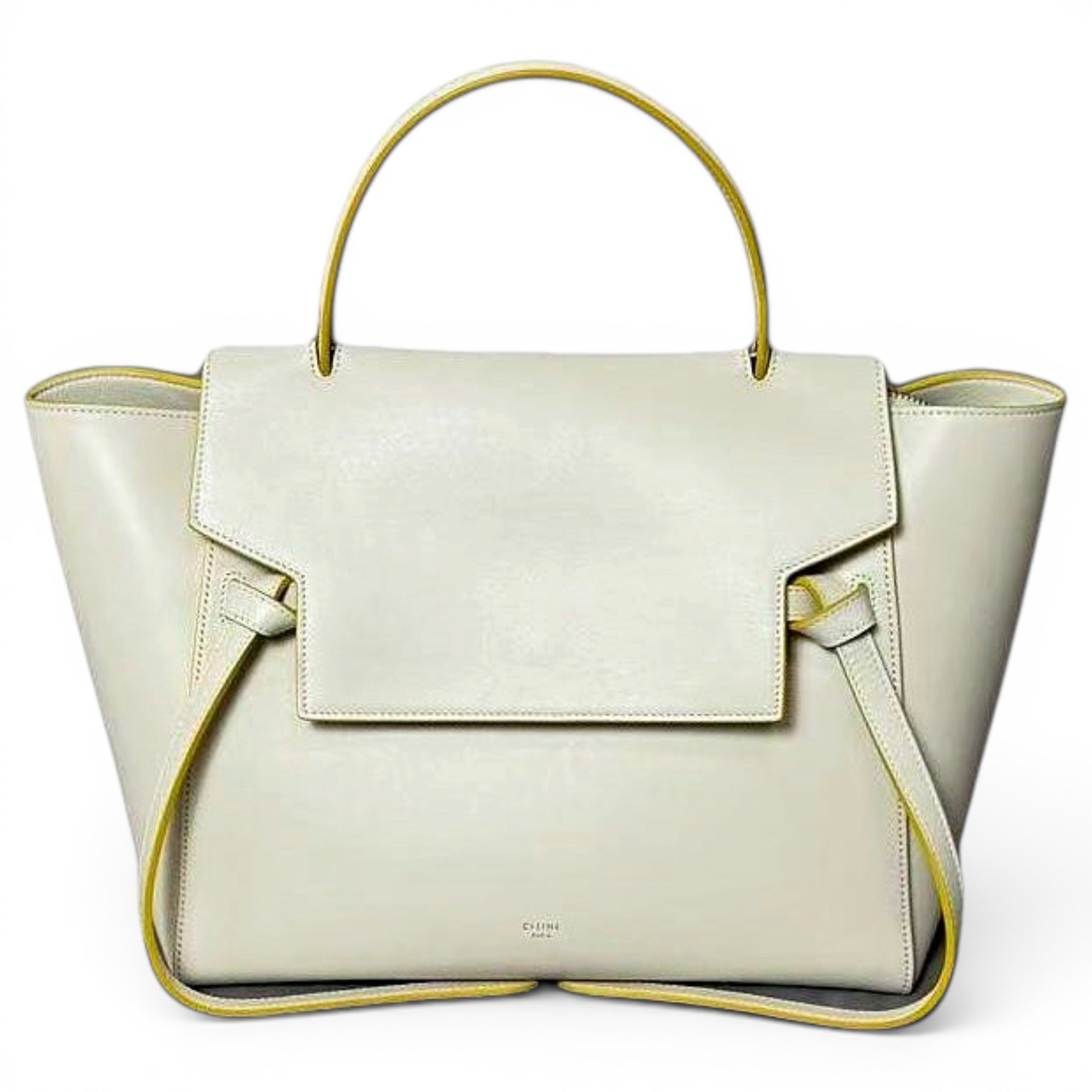 Belt leather handbag