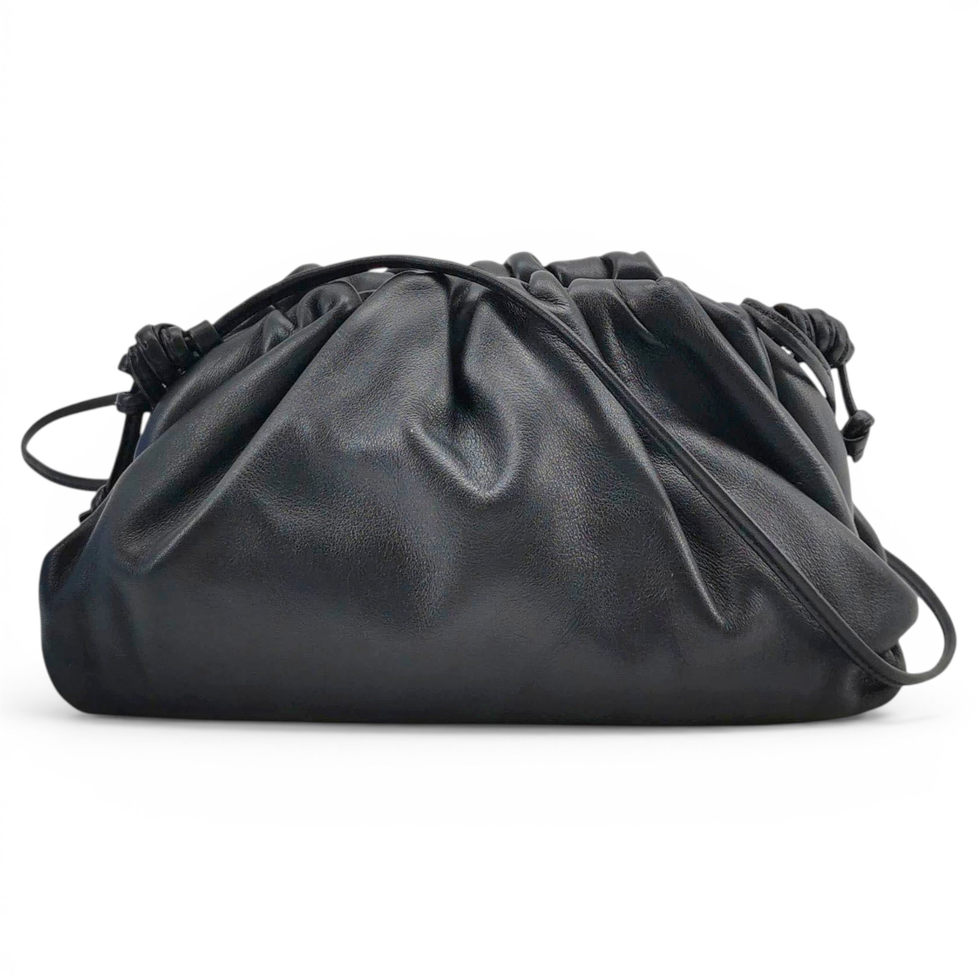 Pouch leather handbag
