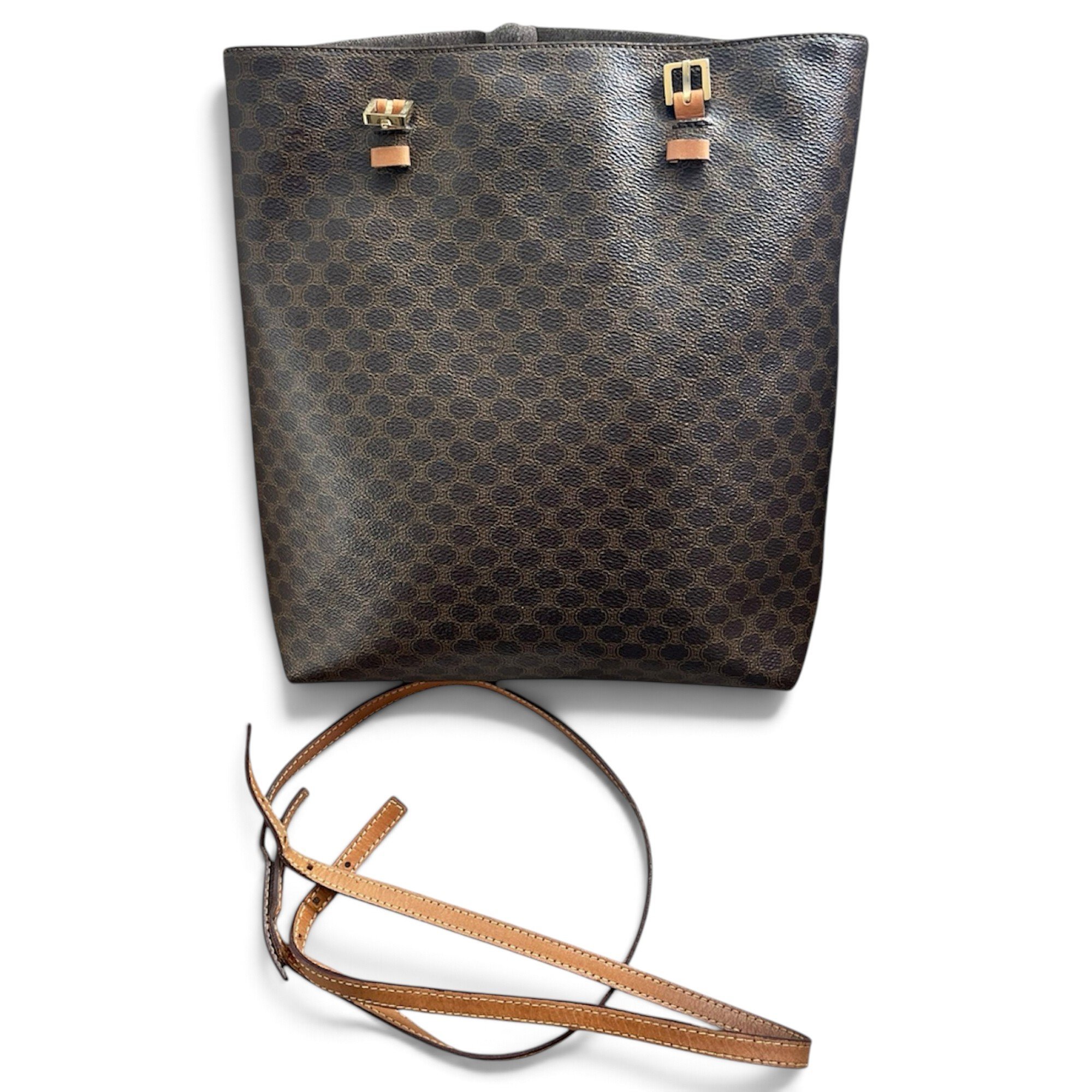 Cabas Vertical leather tote