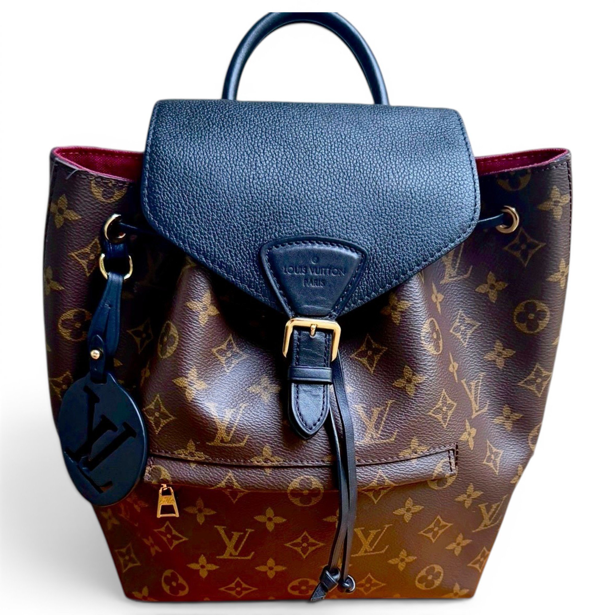 Montsouris leather backpack