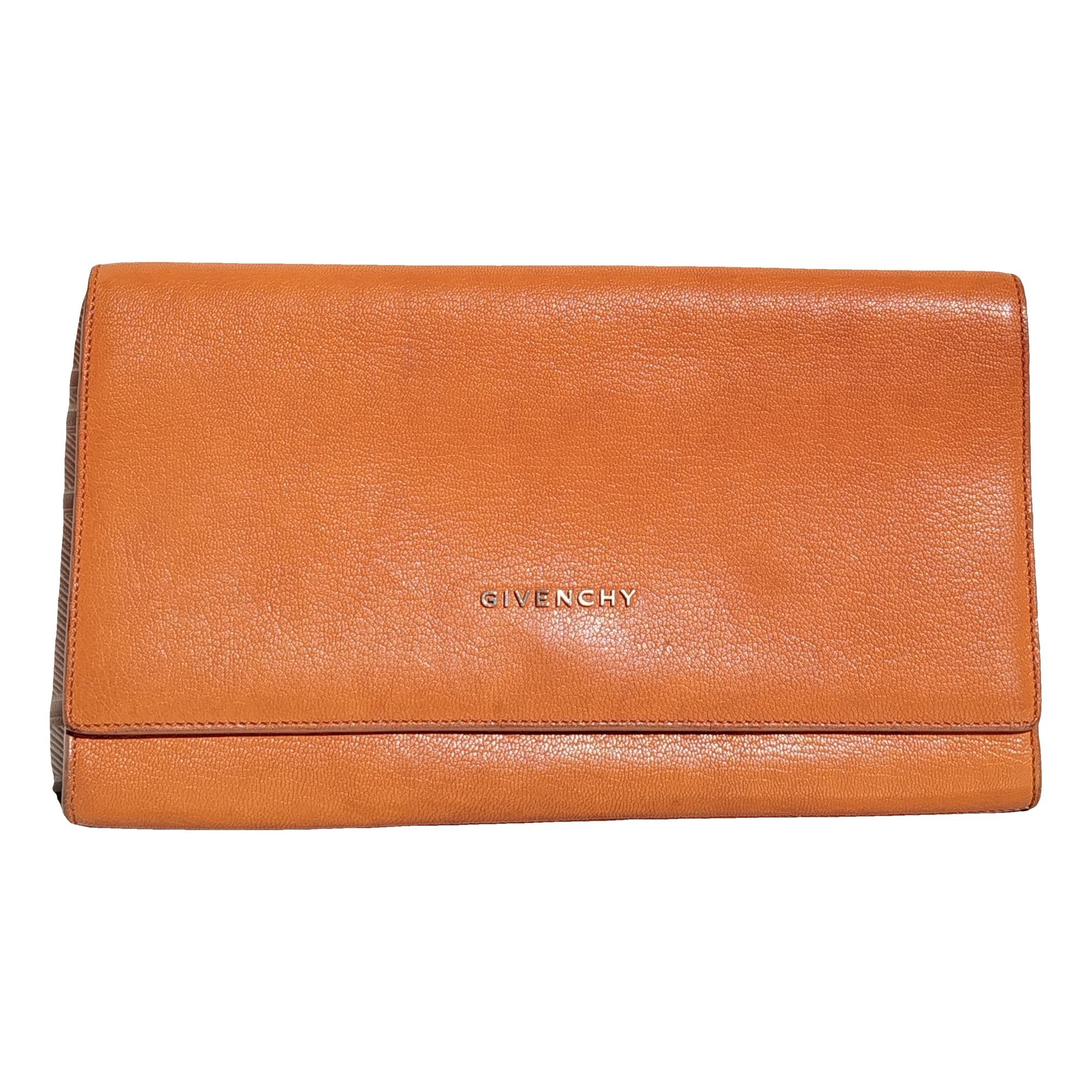 Givenchy Pandora leather clutch bag
