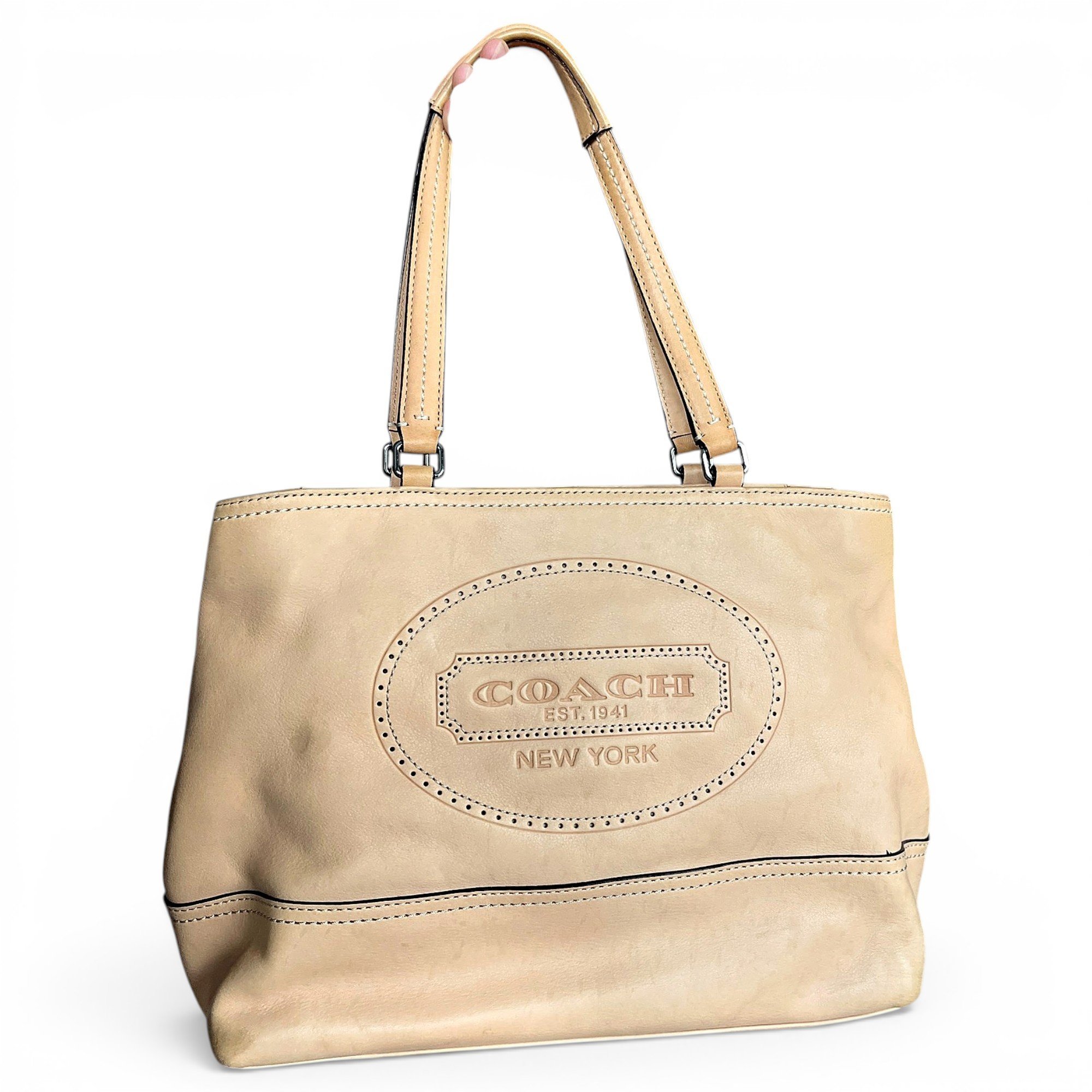 Crossgrain Kitt Carry All leather handbag