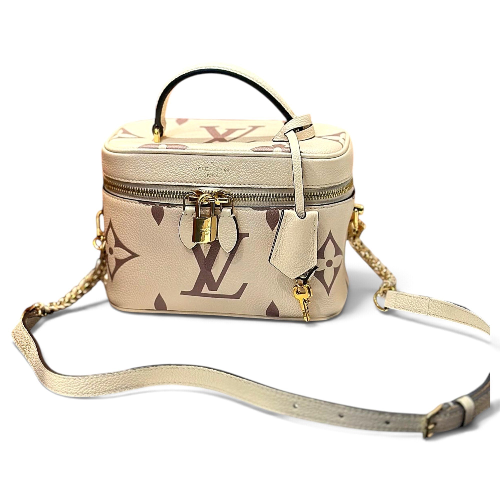 Vanity leather crossbody bag