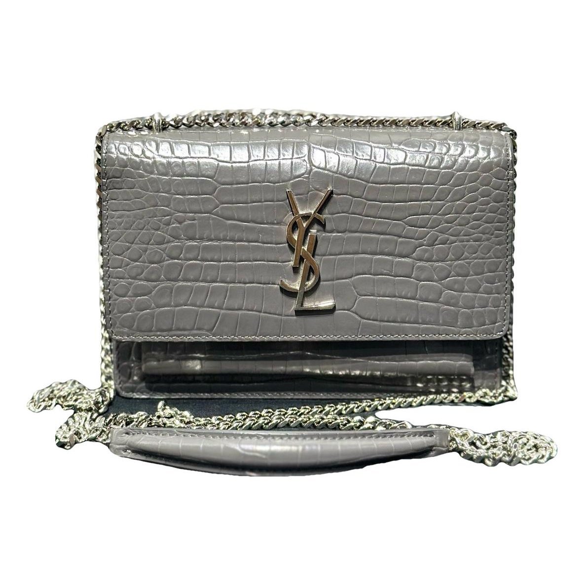 Sunset leather crossbody bag