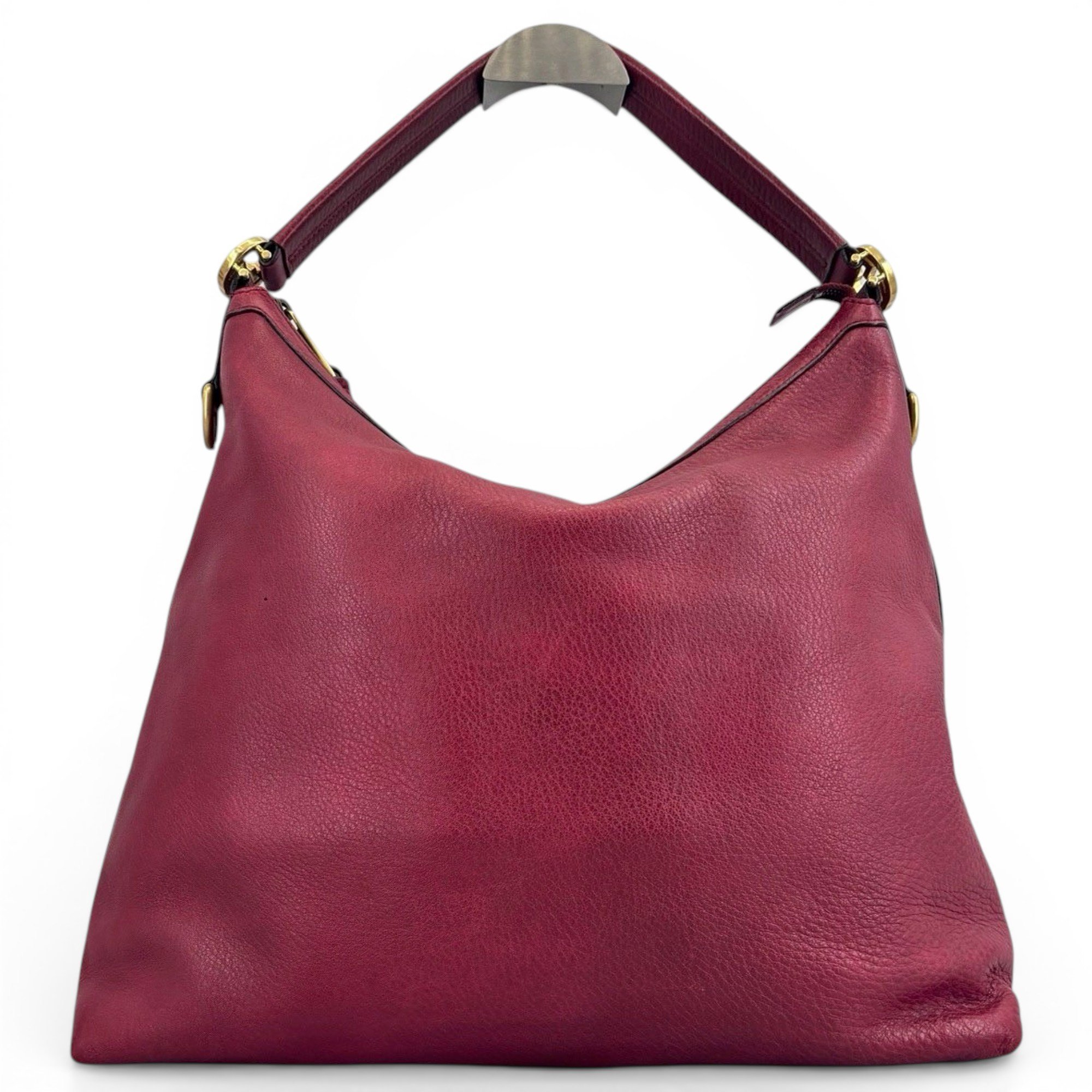 Hobo leather handbag
