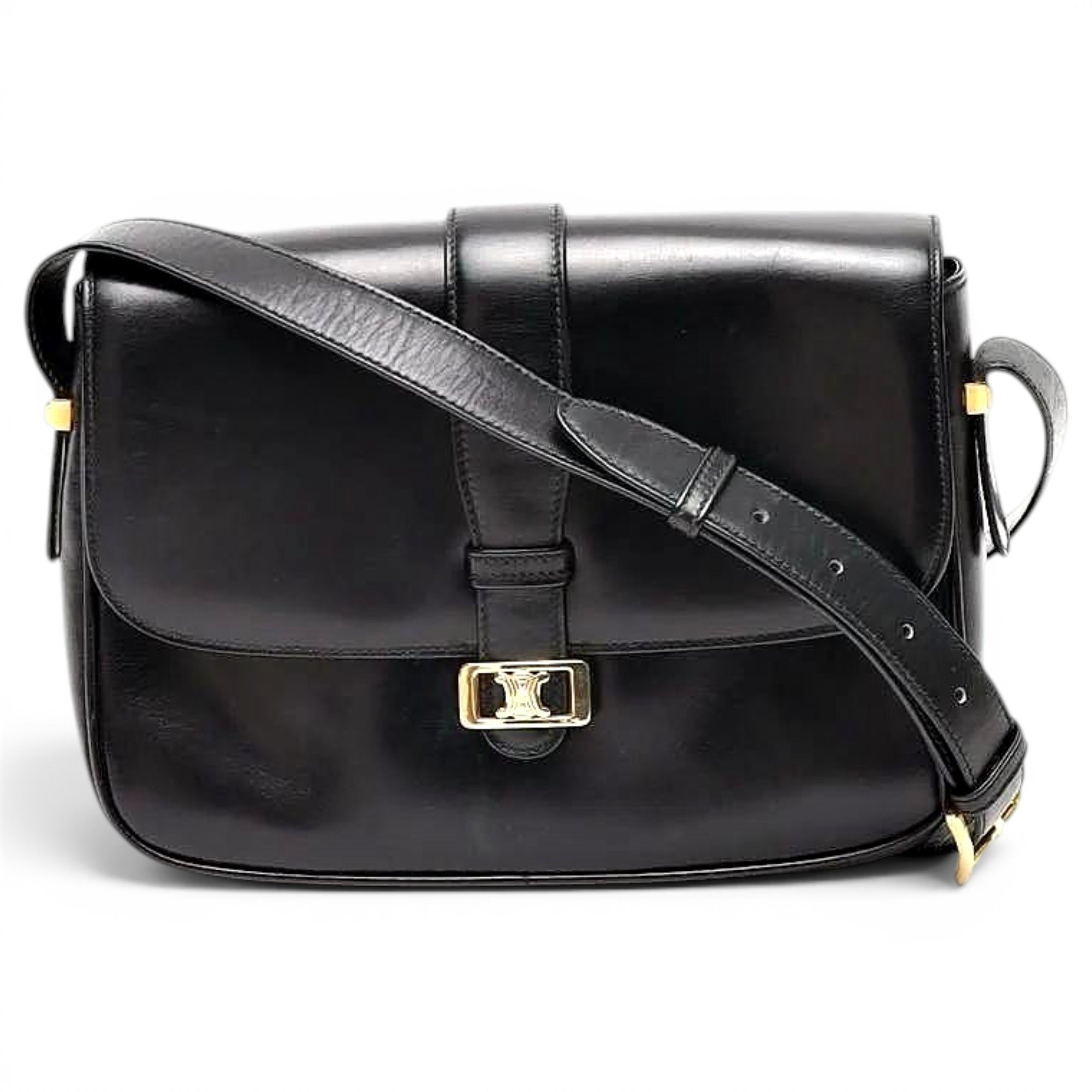 Triomphe leather handbag