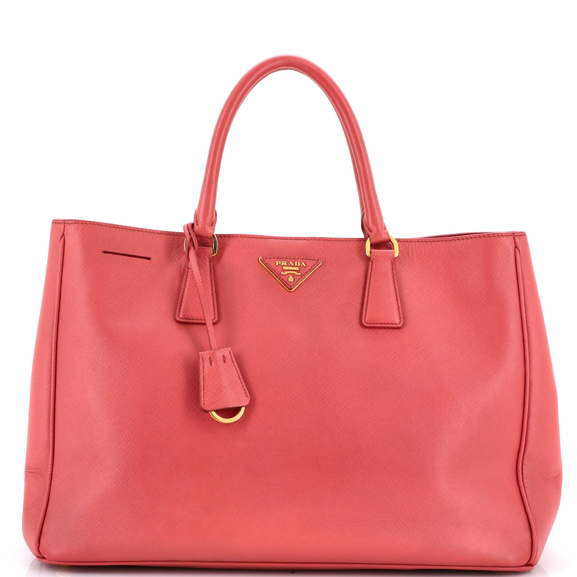 Lux Open Tote Saffiano Leather Large