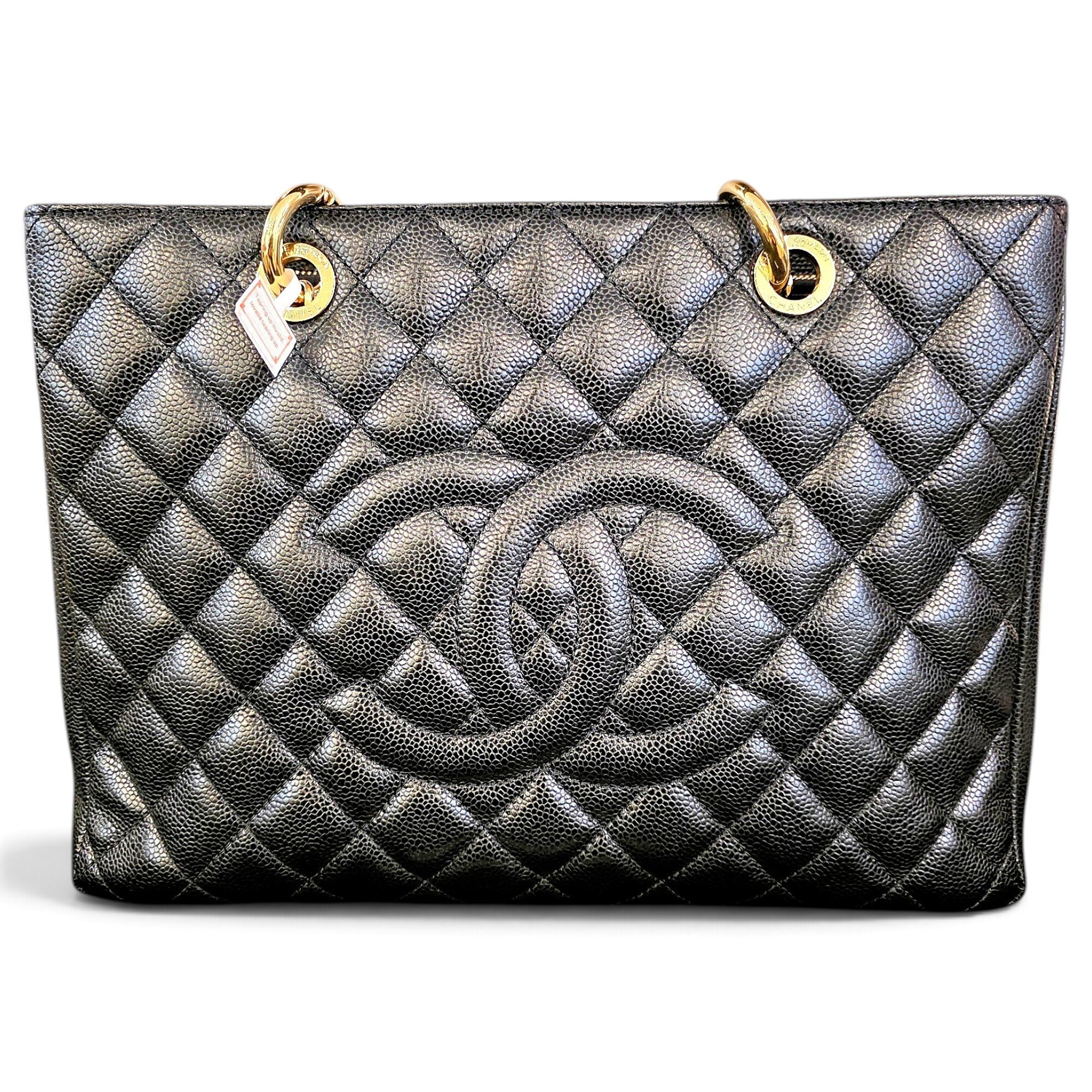 Grand shopping leather tote