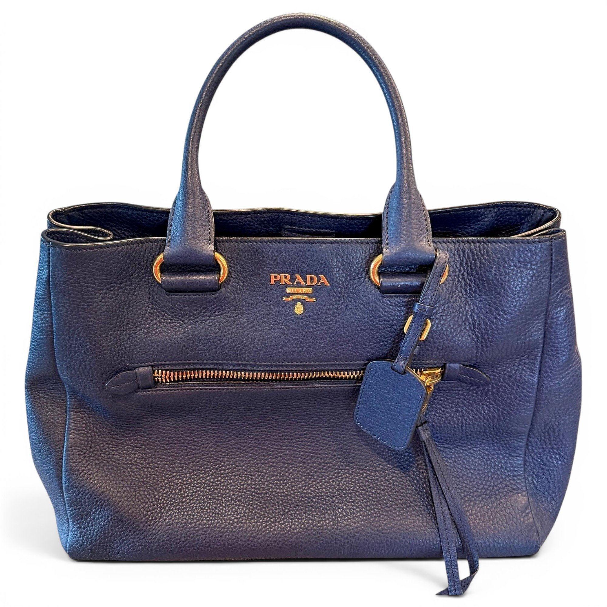 Leather tote