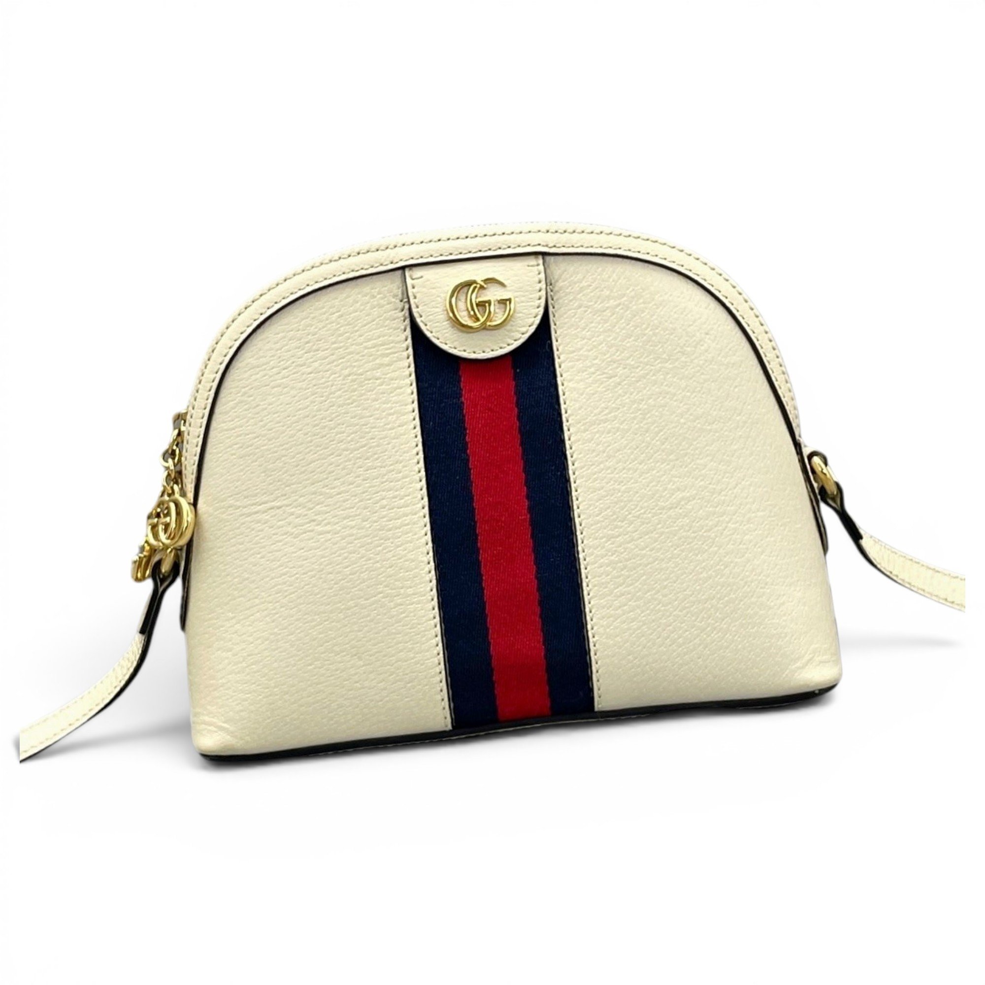 Ophidia Dome leather handbag