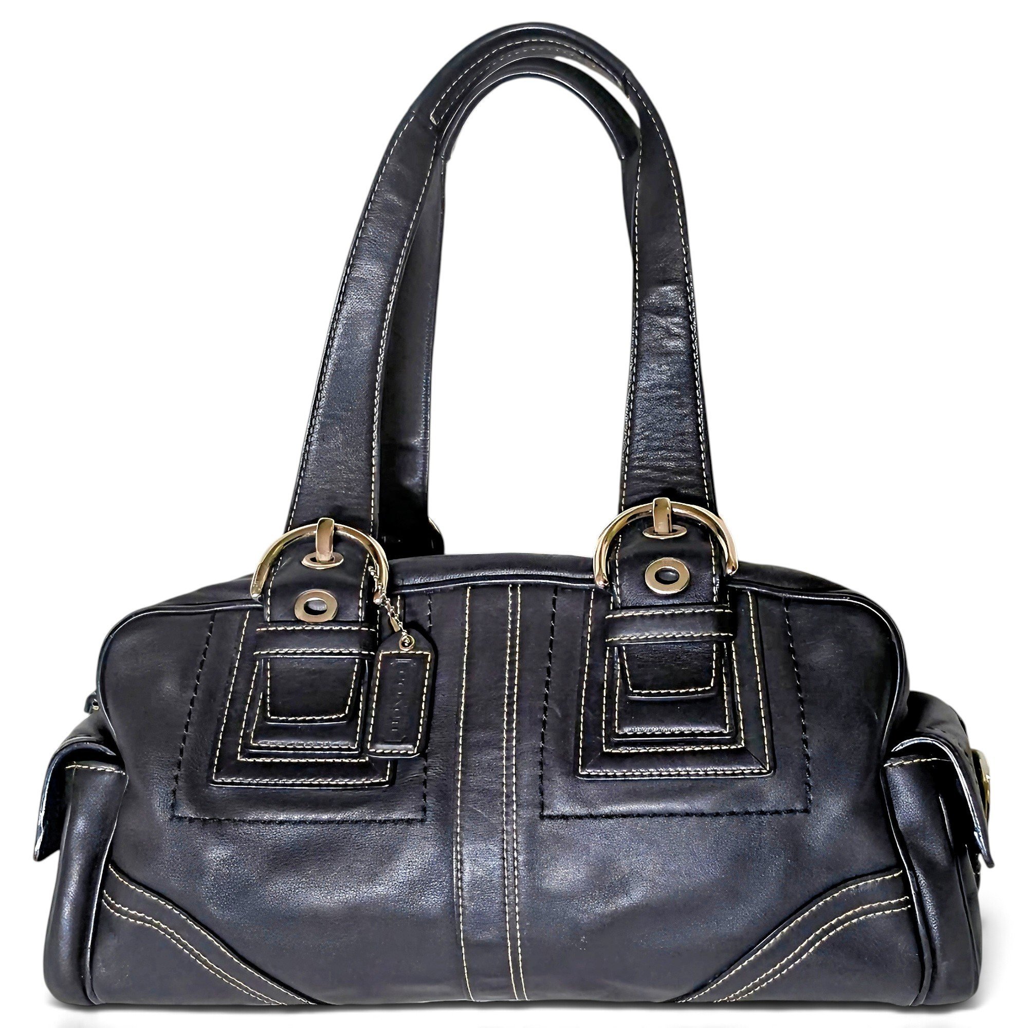 Leather handbag