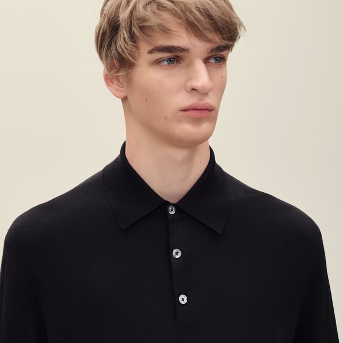 Noir "Detail H" Polo Shirt