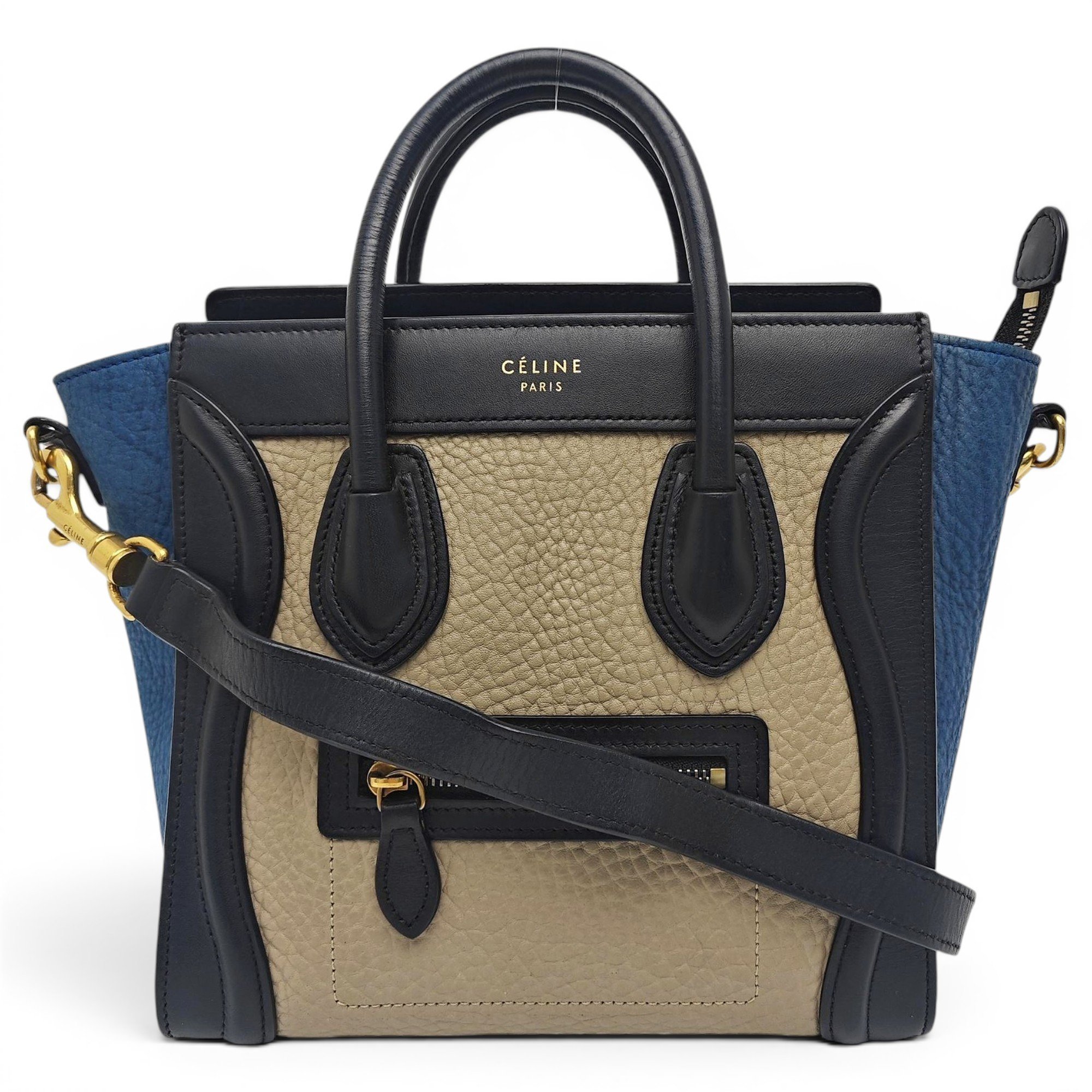 Nano Luggage leather handbag