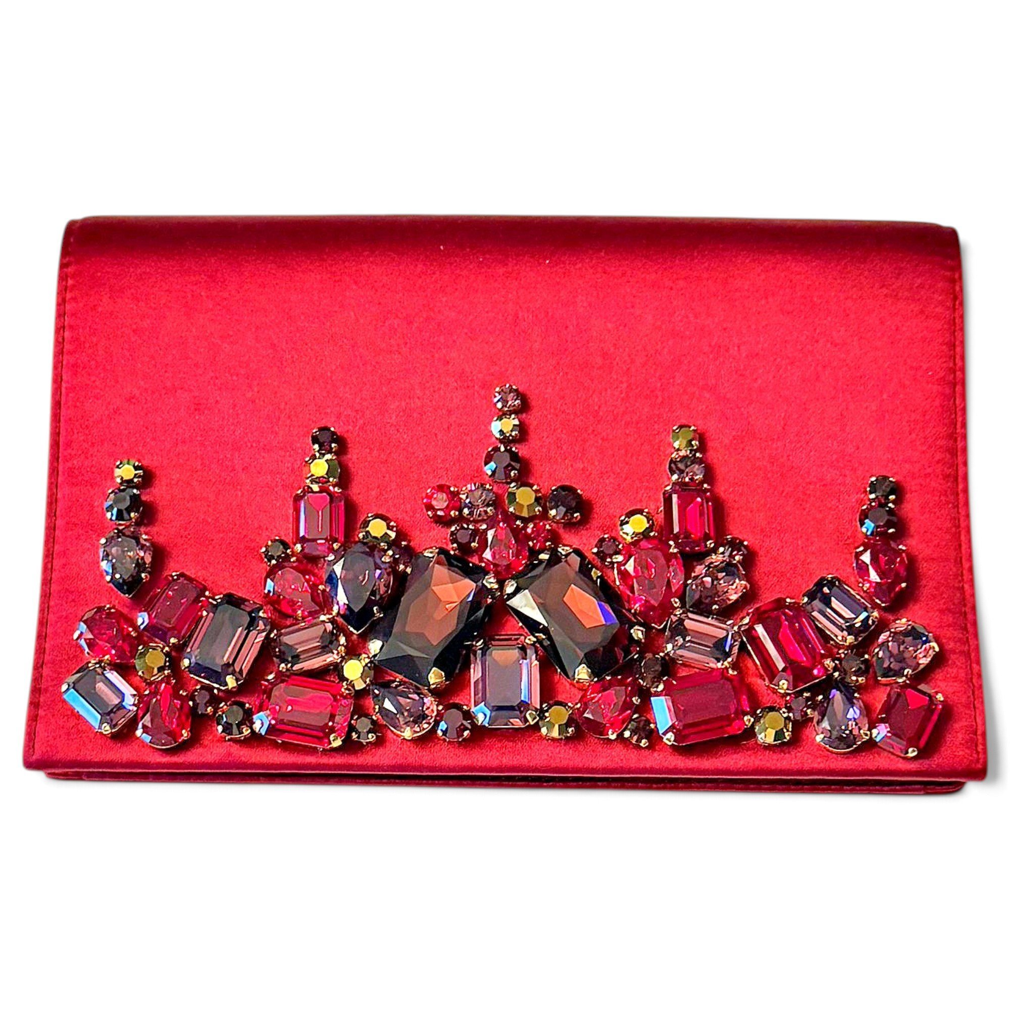 Silk clutch bag