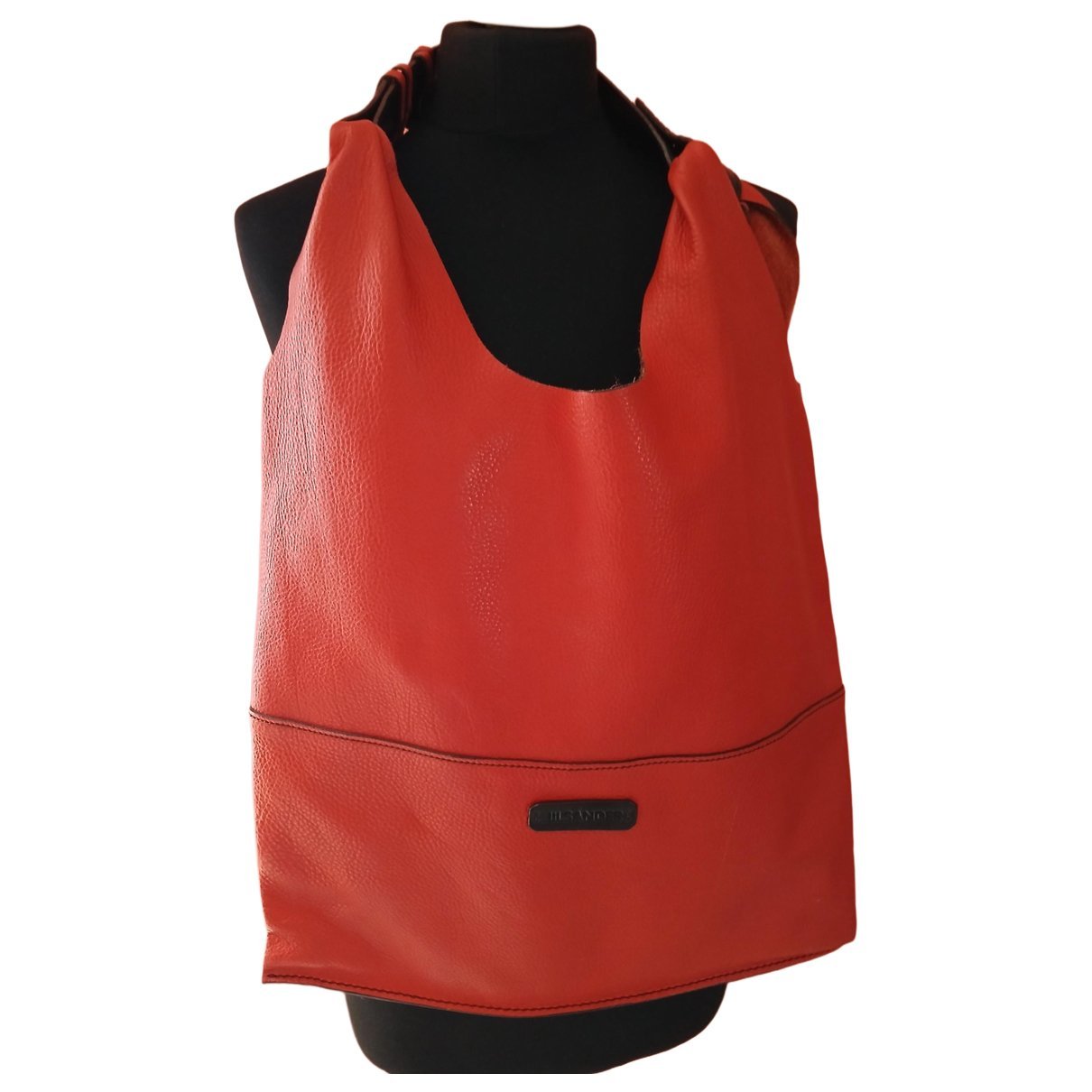 Jil Sander Hill leather tote