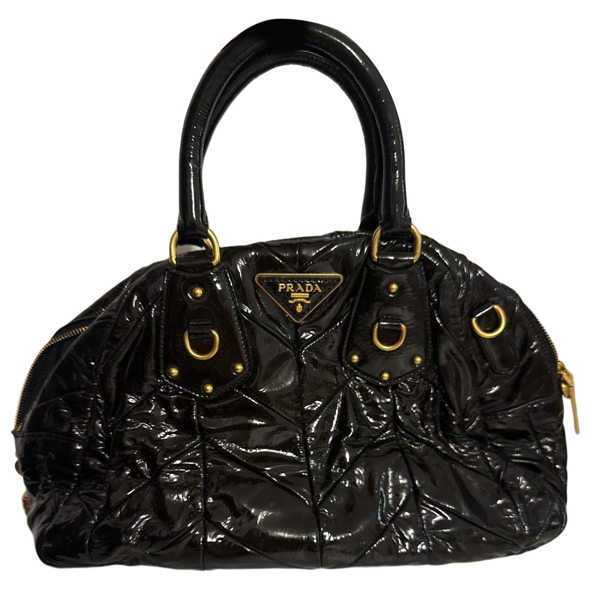 Prada Patent leather bowling bag