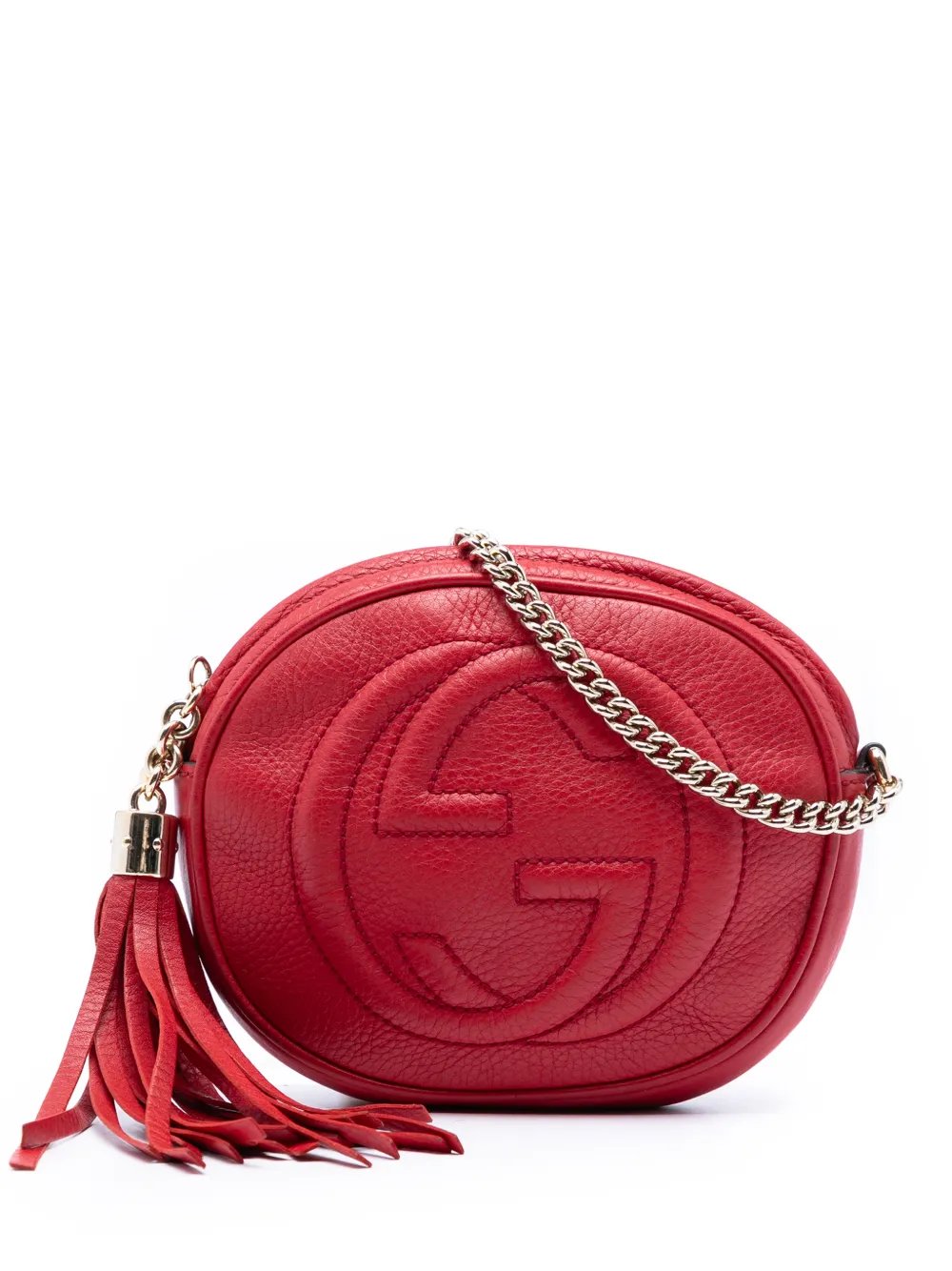 2016-2026 Mini Pebbled Calfskin Soho Chain crossbody bag
